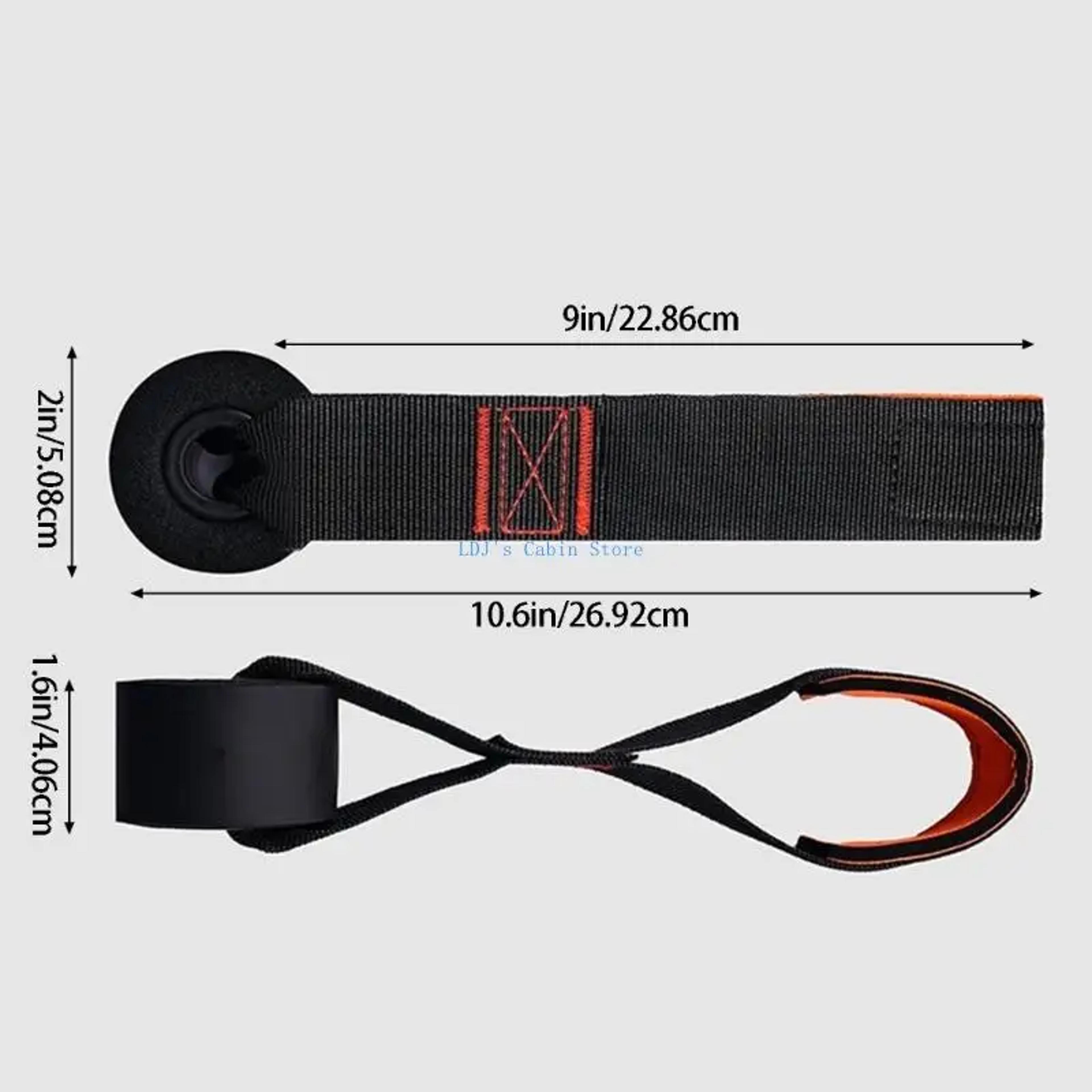 Premium Door Anchor Strap With Soft Handles For Resistance Bands Pull Ups  Home Gym Workouts 4