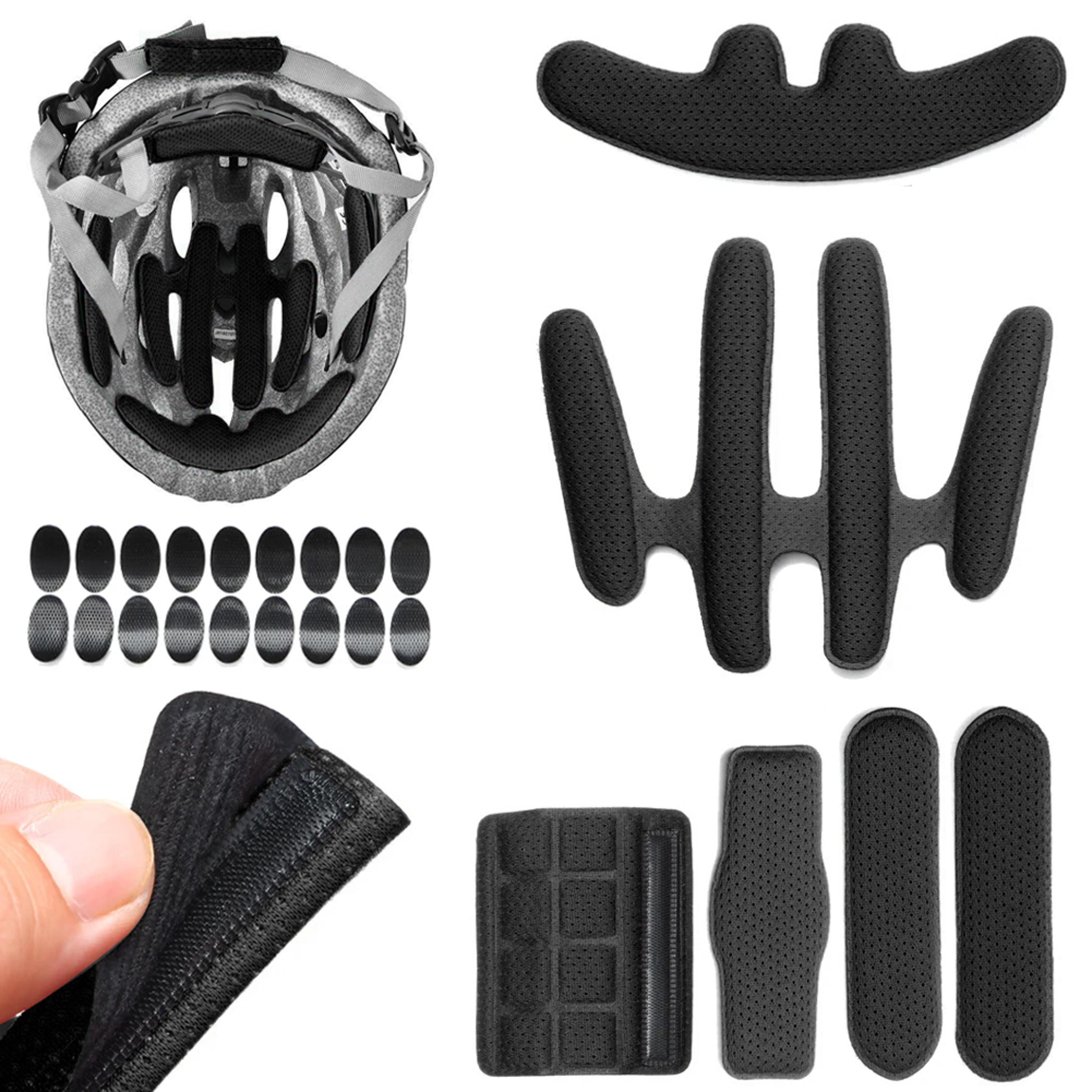 Universal Helmet Replacement Pads Set 24PCS Quick Dry Motorcycle  Bike Helmet Foam Liner 2