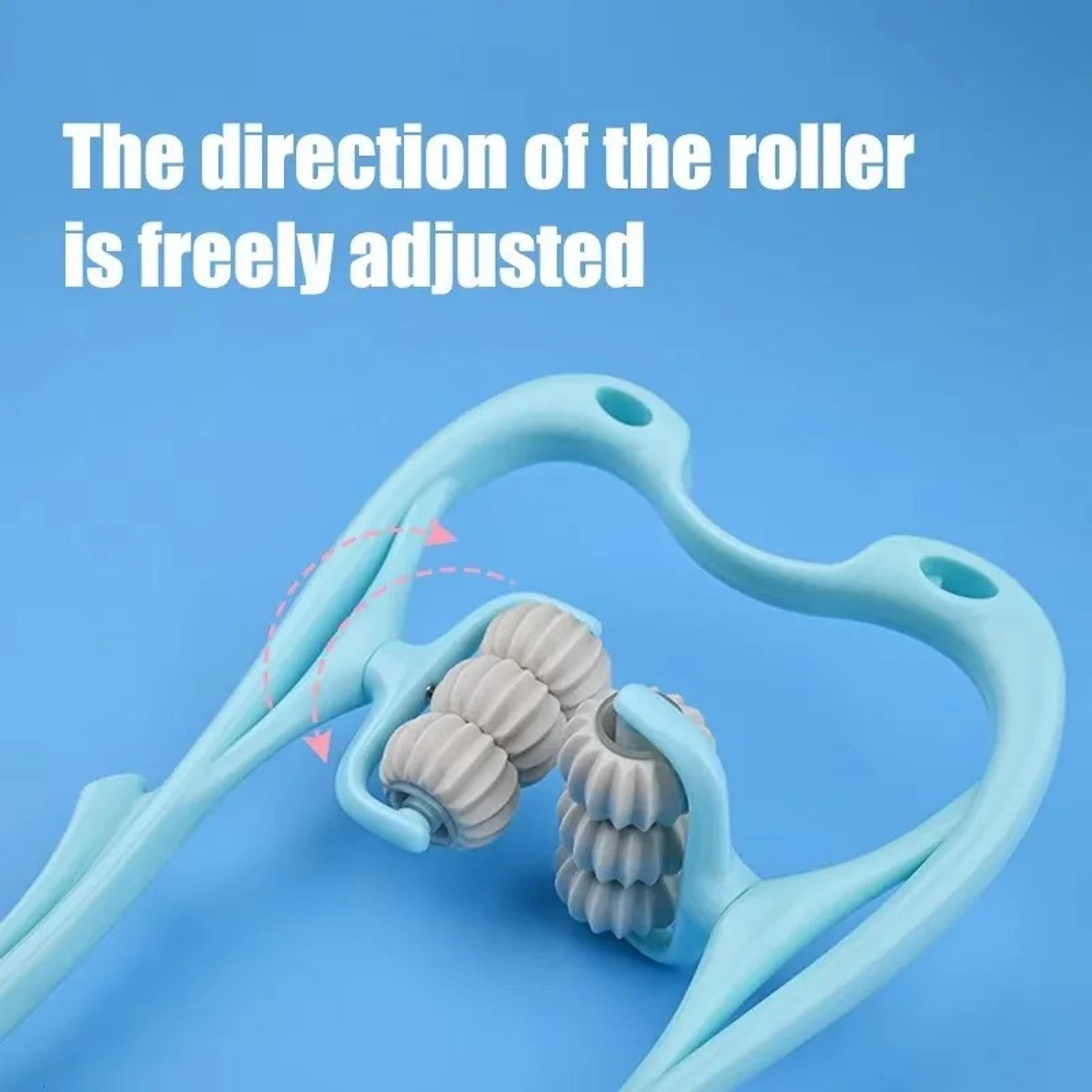 6 Ball Neck Massager Manual Cervical Neck Roller For Shoulder  Muscle Relief 3