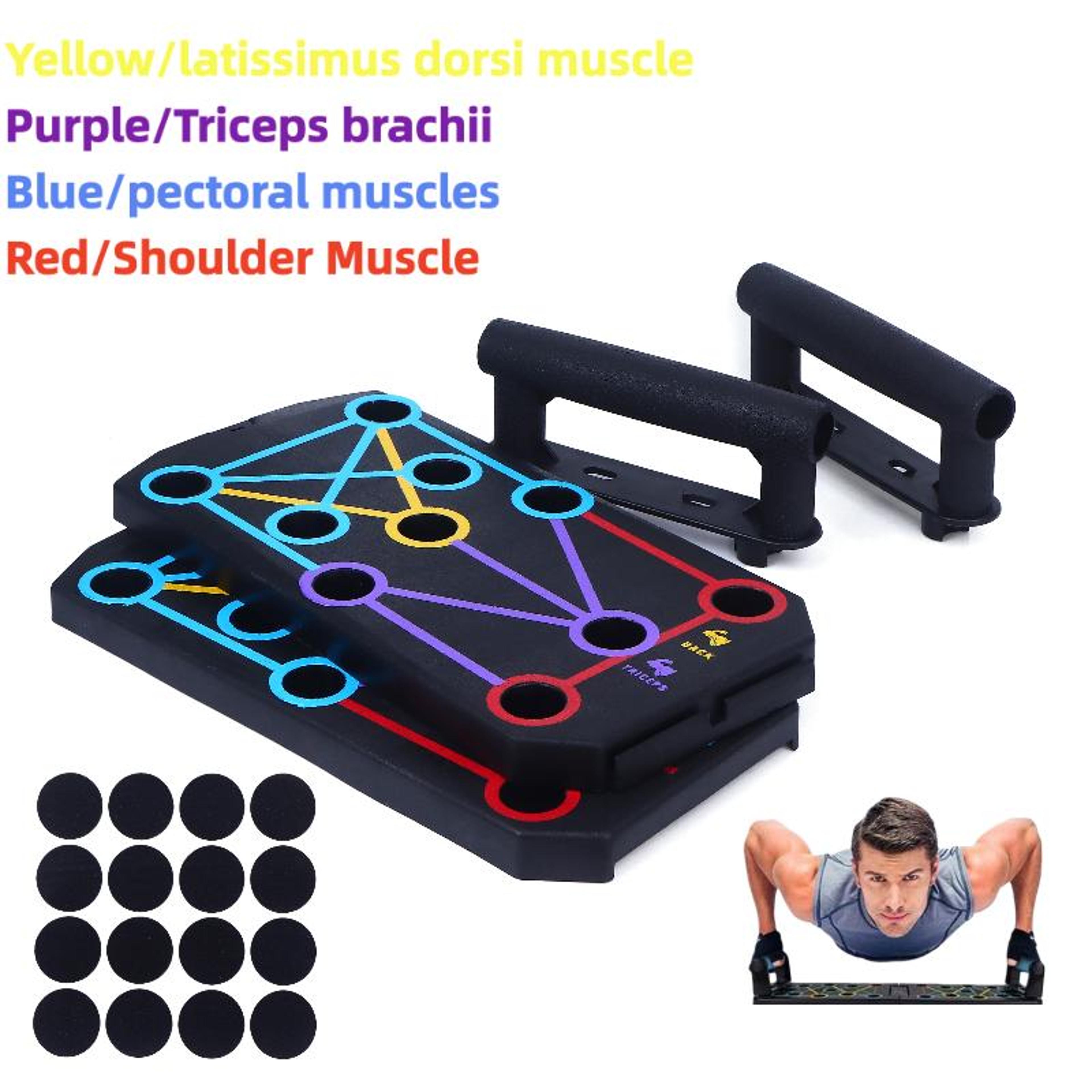 20 Hole Push Up Board Home Gym Equipment Portable Push Up Stand For Full Upper Body Workout 1