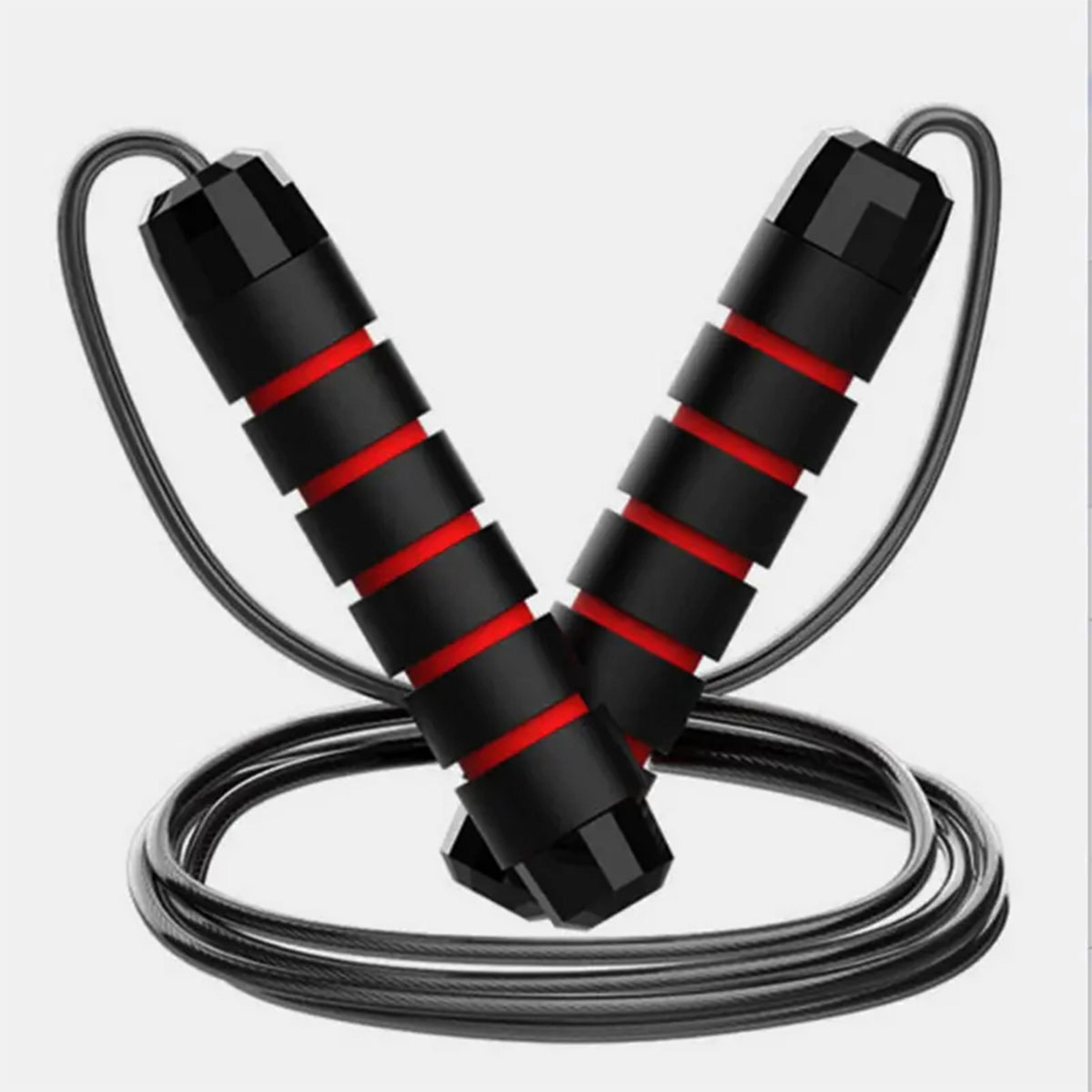 Adjustable Speed Jump Rope With Steel Wire Cable For Cardio Fitness  Home Workouts 7