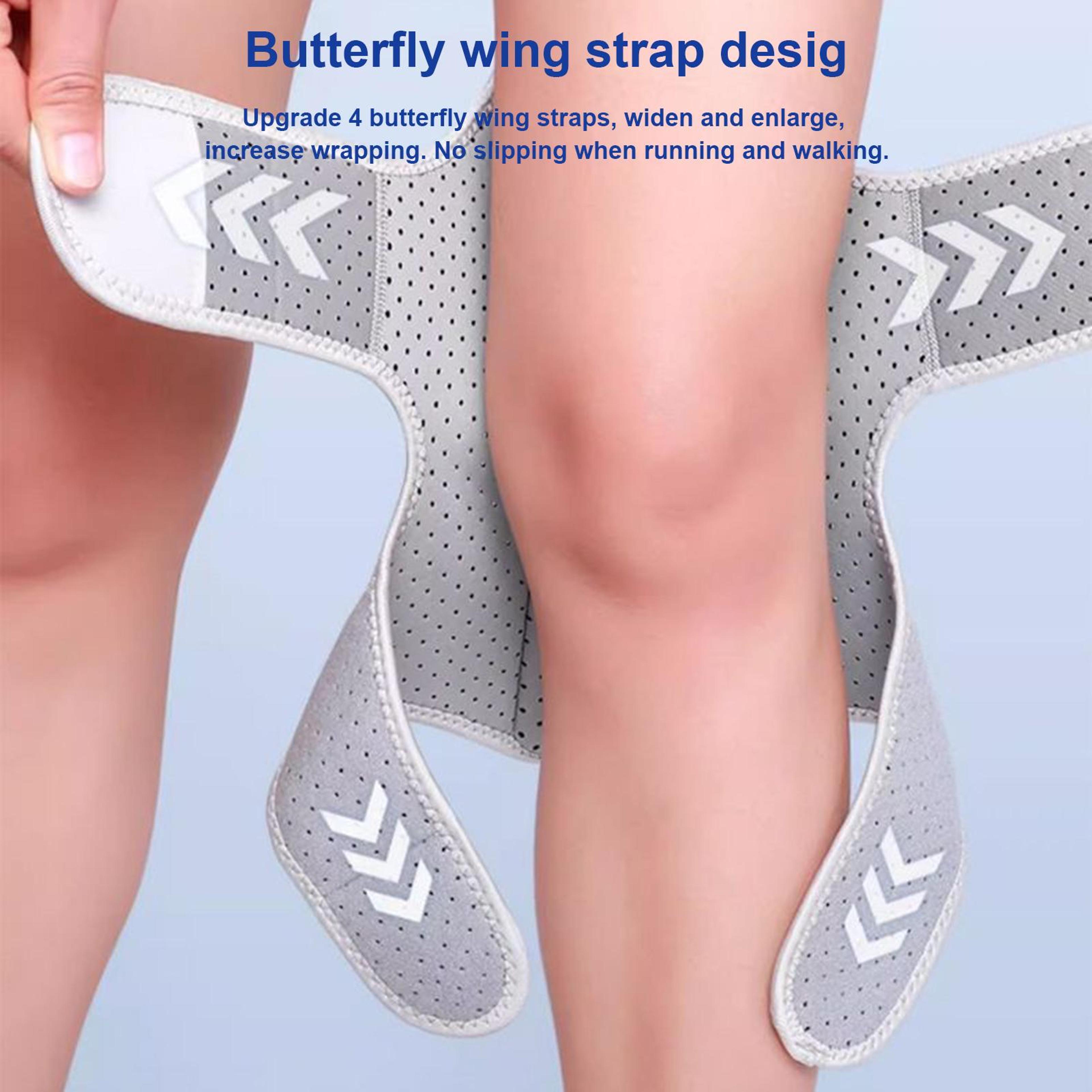 Spring Assist Knee Brace With Adjustable Joint Support  Breathable Compression Sleeve 1