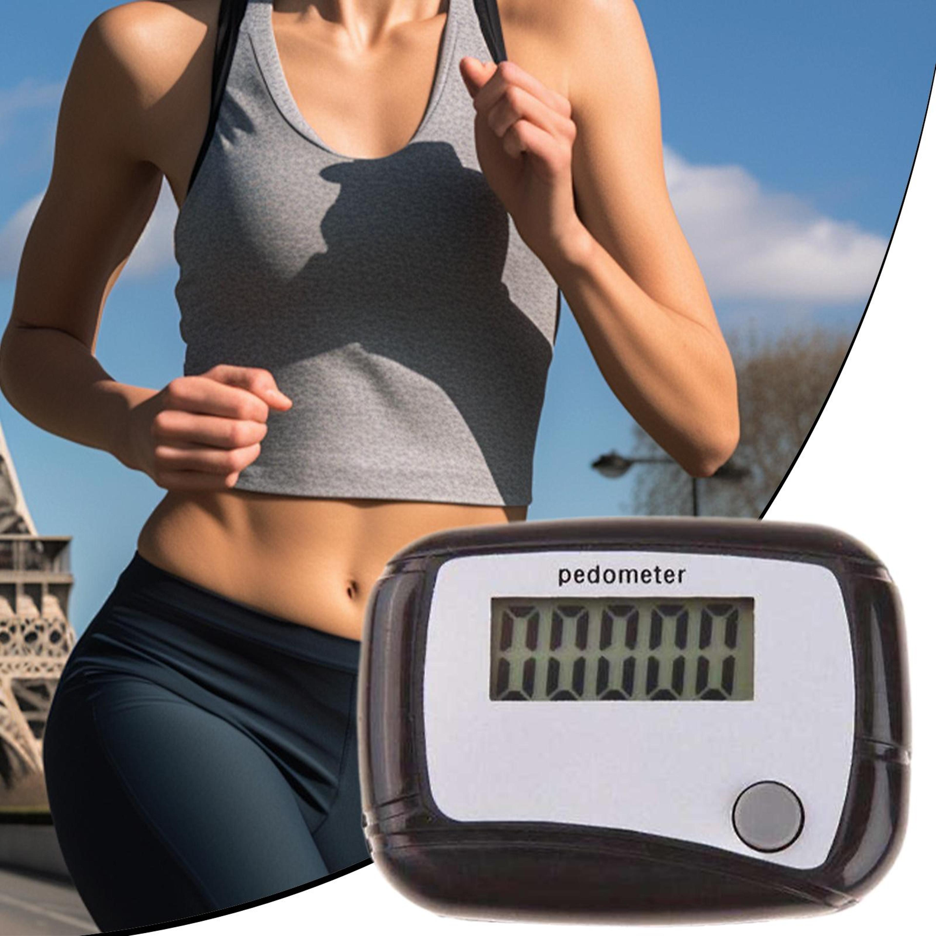 ActiveStride Clip On Pedometer Digital Step Counter With LCD Display For Walking Running  Hiking 2