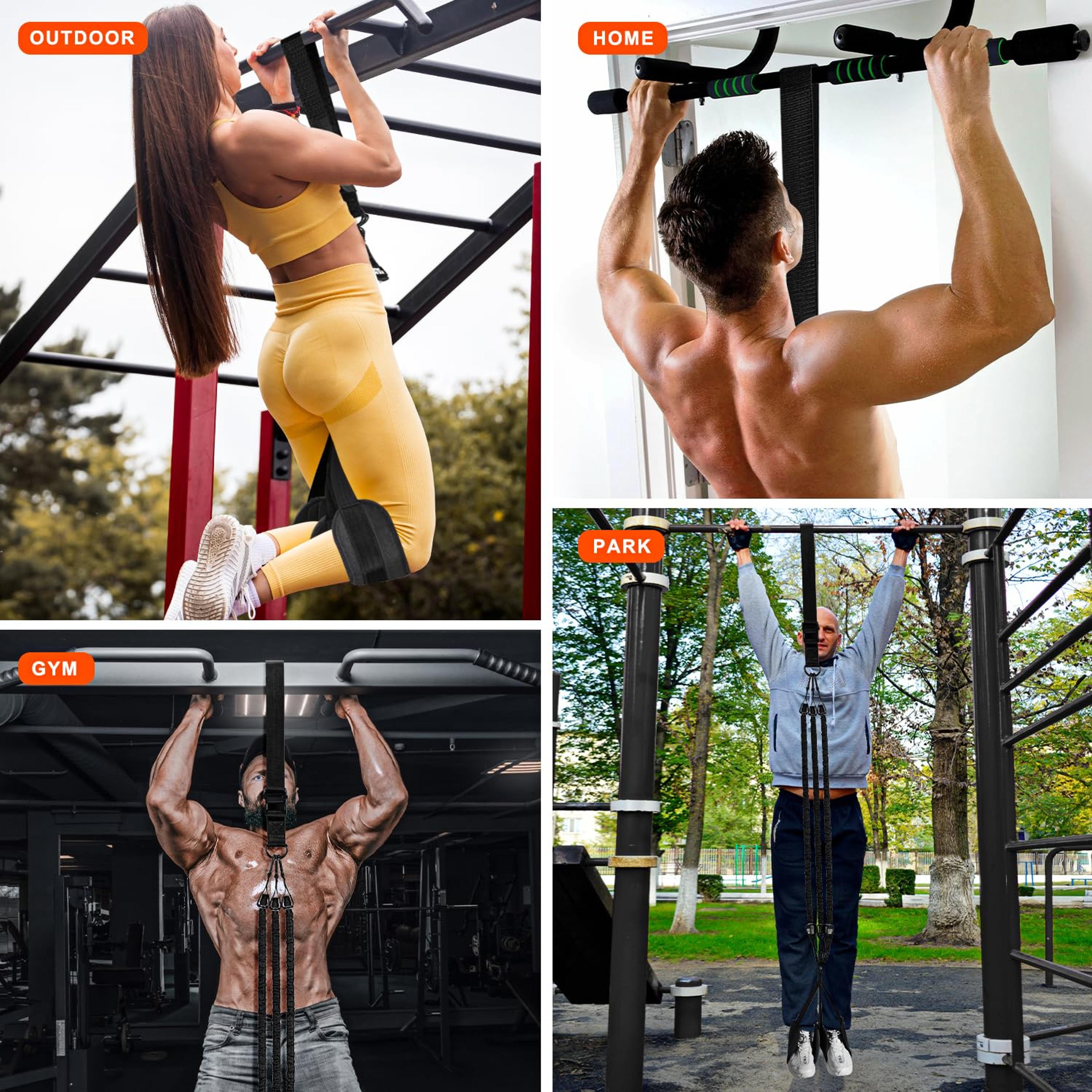 PowerLift Pull Up Assist Band Belt Adjustable Strength Training Equipment For Pull Ups  Calisthenic 4