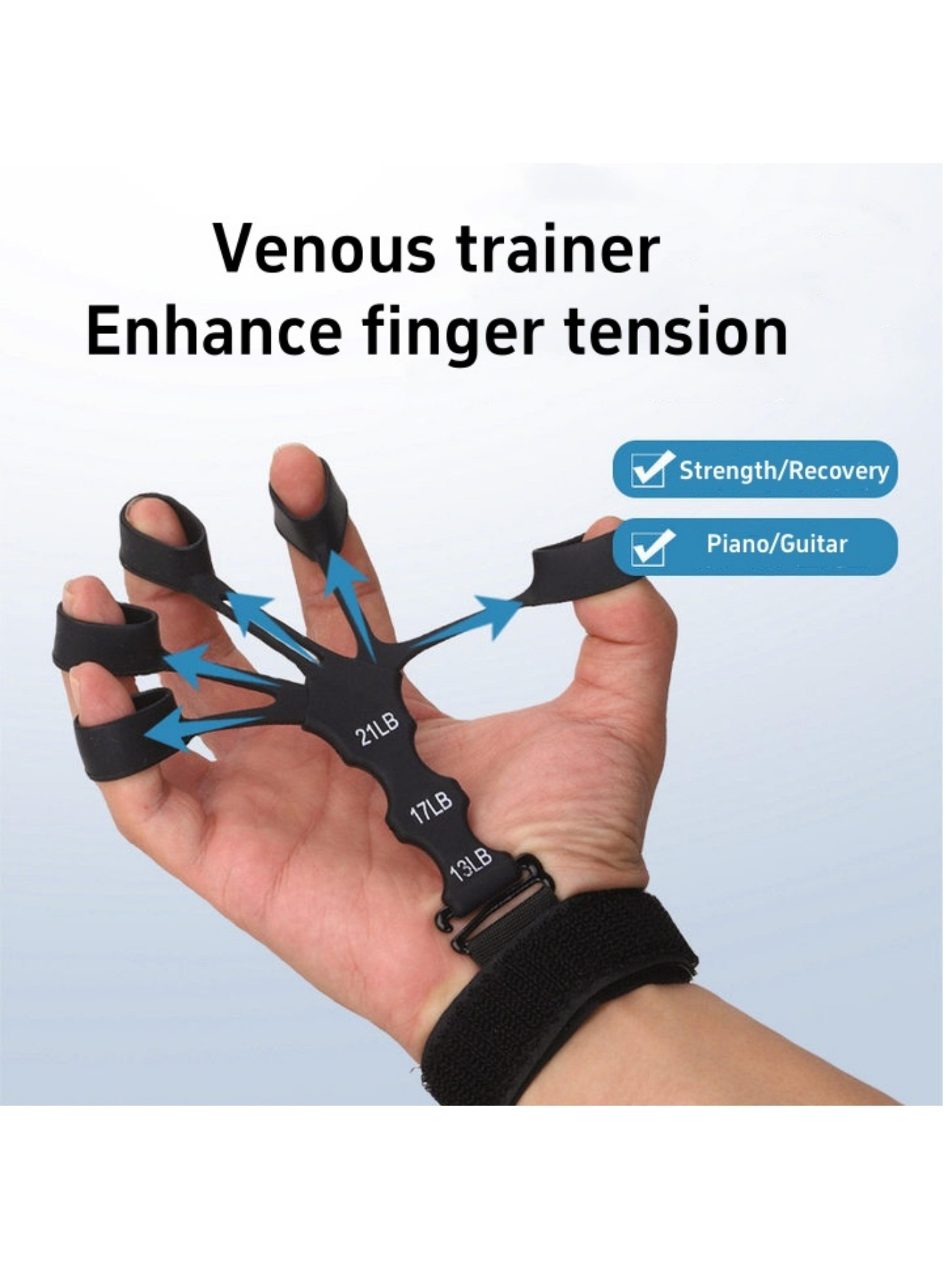 Silicone Hand Grip Strengthener  Finger Exerciser Grip Trainer For Strength Recovery  Fitness 2