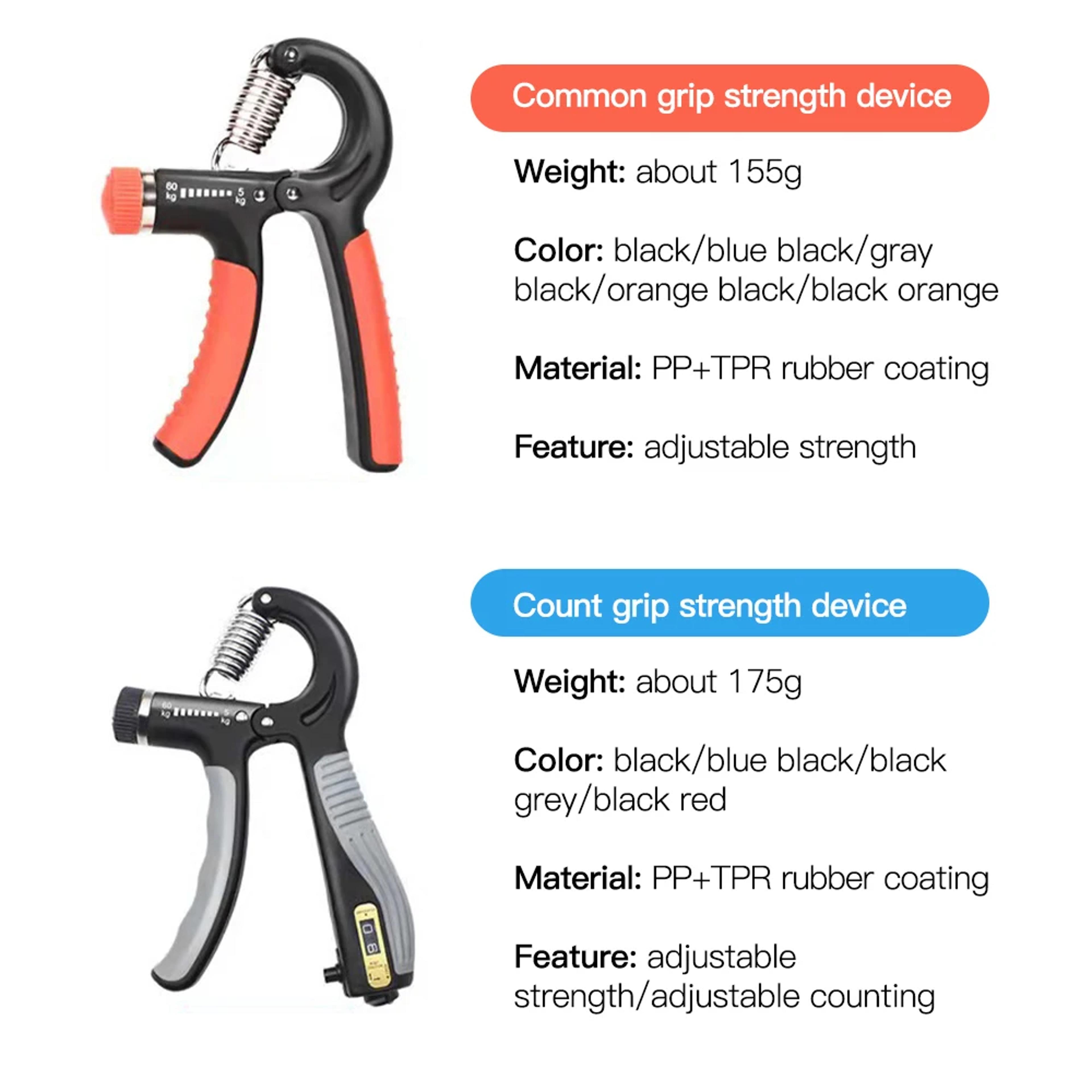 Adjustable Hand Grip Strengthener With Counter Grip Strength Trainer For Forearm  Wrist Training 5
