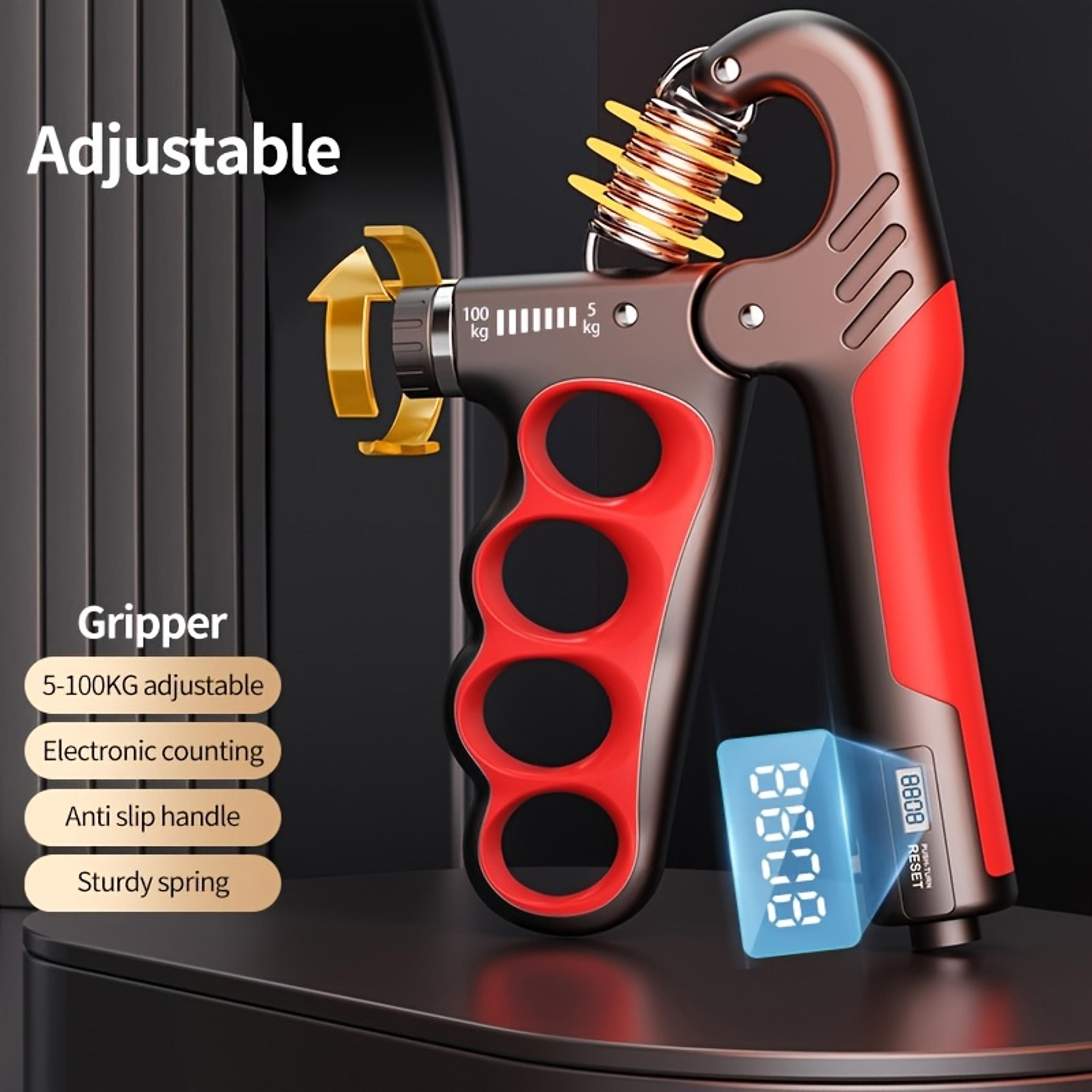 GripPro Digital Grip Strength Trainer Hand Exerciser For Finger Forearm  Rehabilitation Training 1