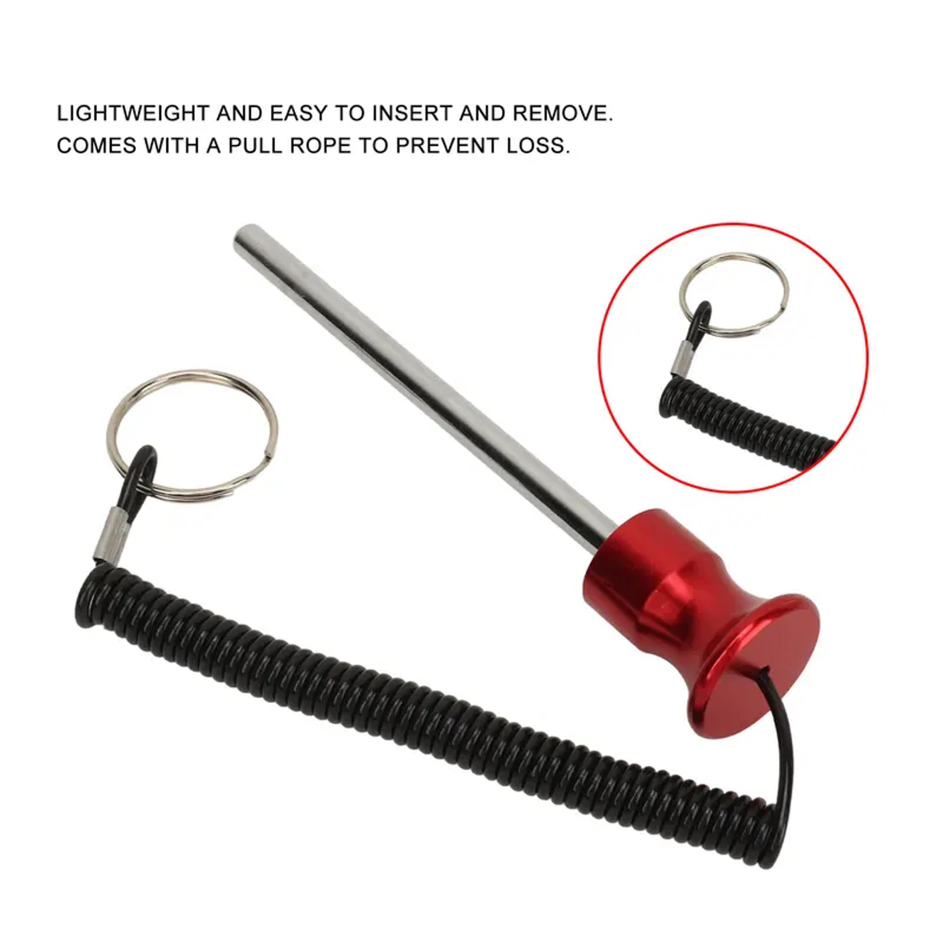 Magnetic Weight Stack Selector Pin With Safety Pull Cord For Weight Machines 2