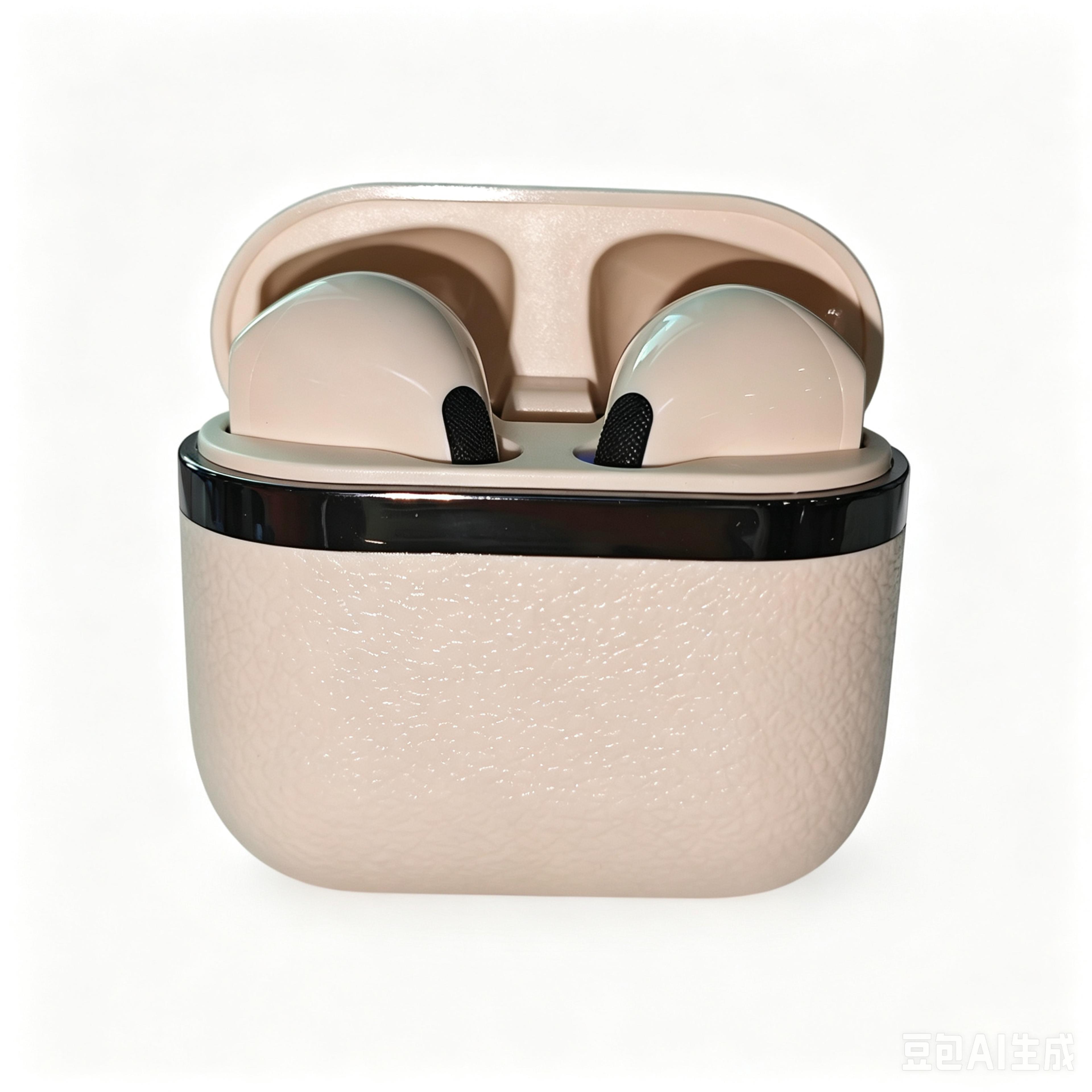 Leather Case Bluetooth Earbuds With HiFi Stereo Sound Touch Control  24H Playtime 2