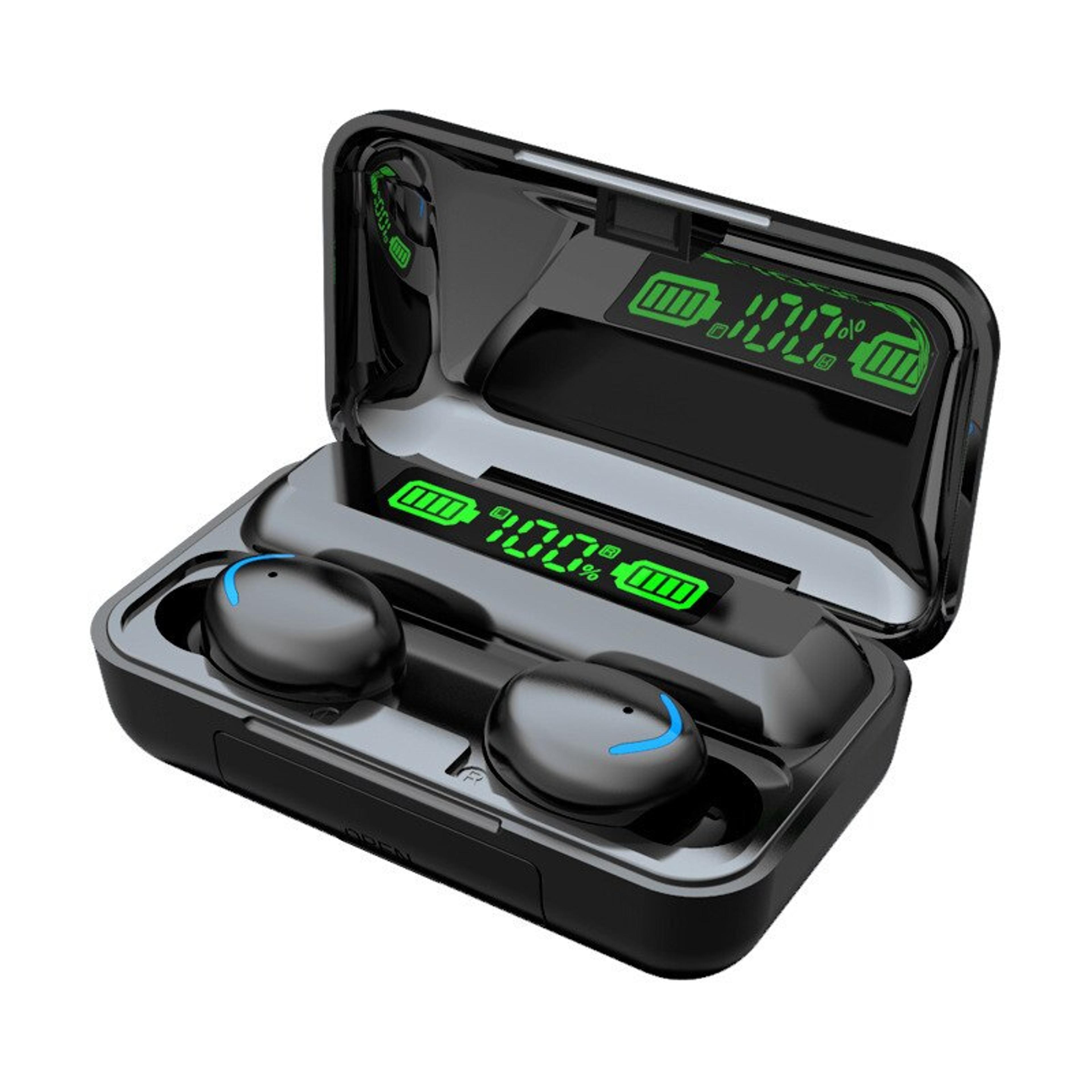 Bluetooth Wireless Earbuds With LED Display Charging Case Waterproof TWS Sports Headphones 0