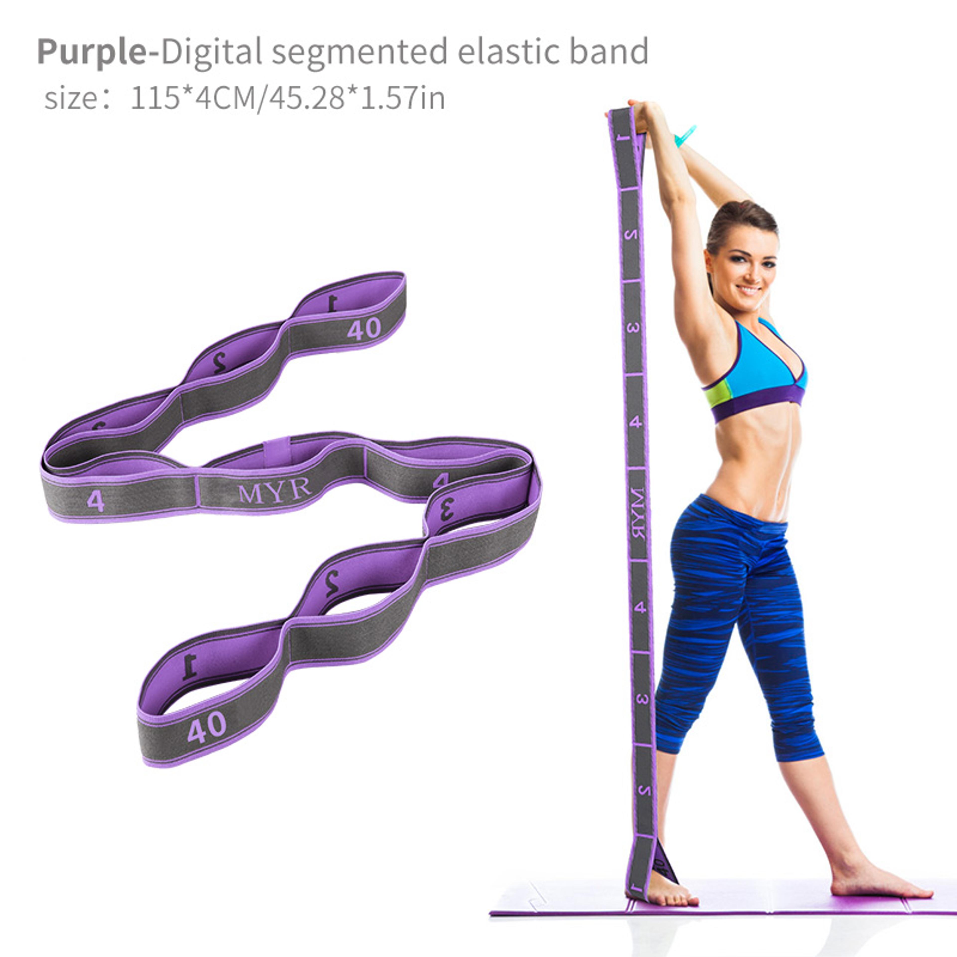 FlexPro Stretching Strap With Loops For Yoga Pilates Ballet  Flexibility Training 9