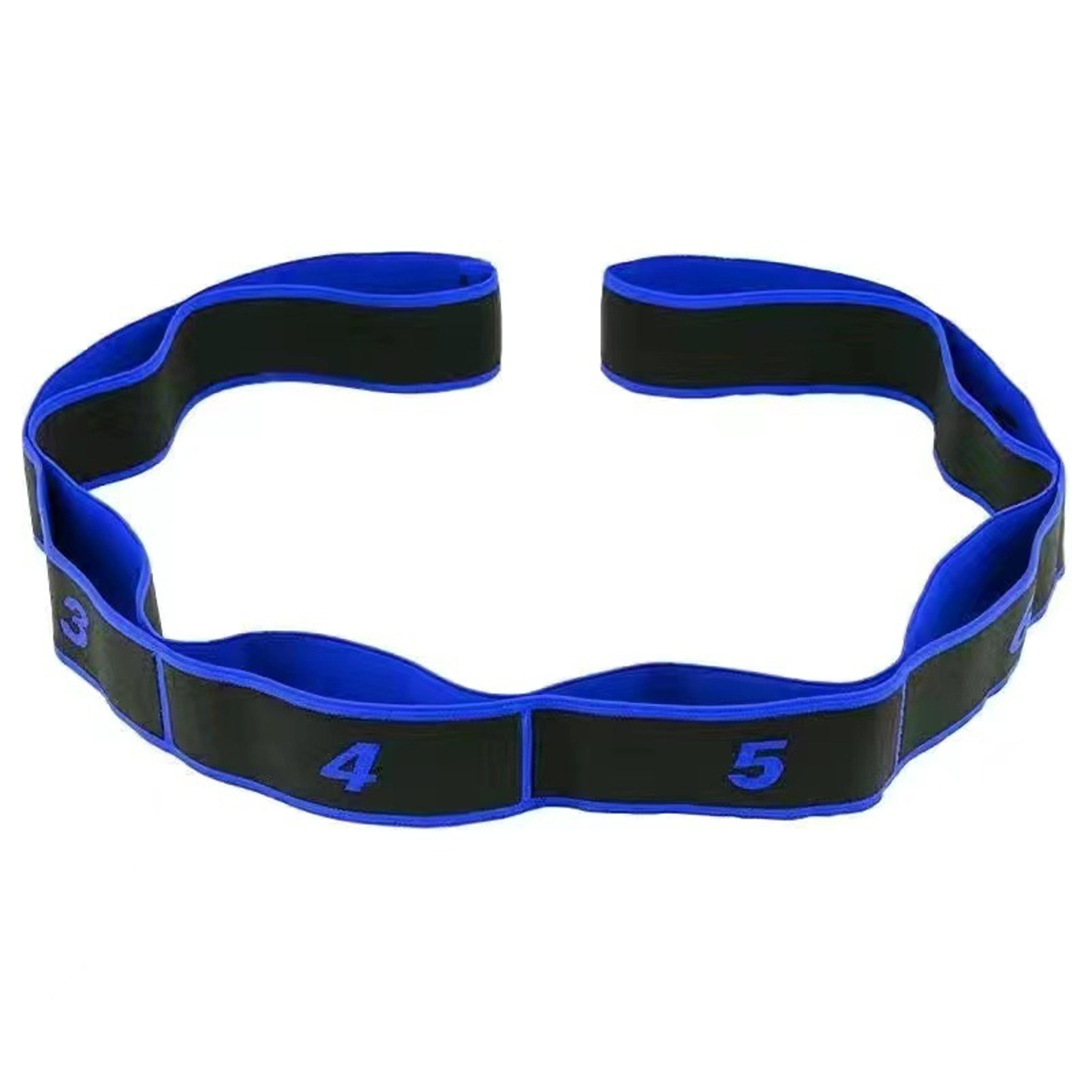 FlexFit Yoga Stretch Band 8 Loop Stretching Strap For Flexibility Dance  Fitness Training 11