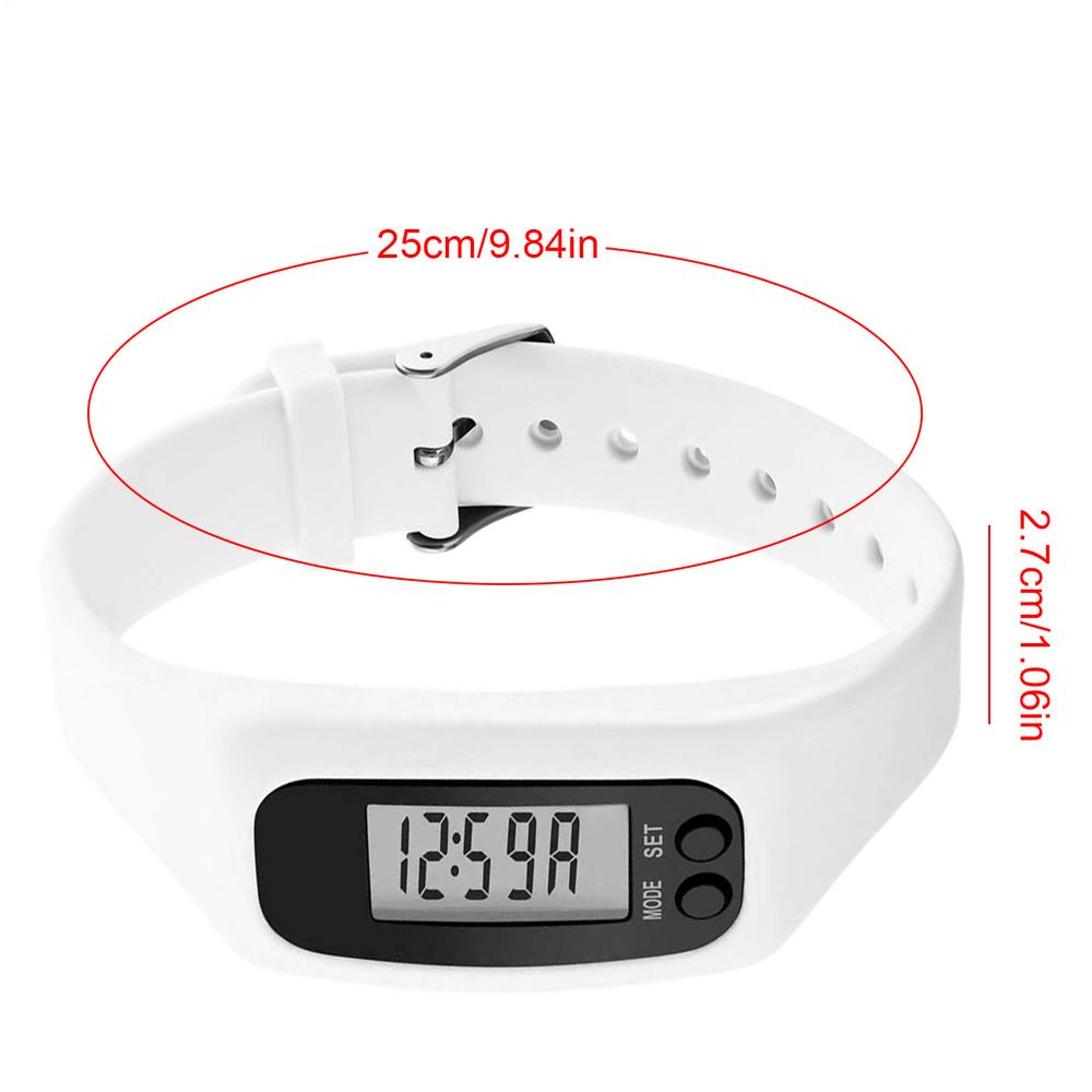 ActiveTrack Pedometer Watch LCD Step Counter Bracelet For Walking  Daily Fitness 4