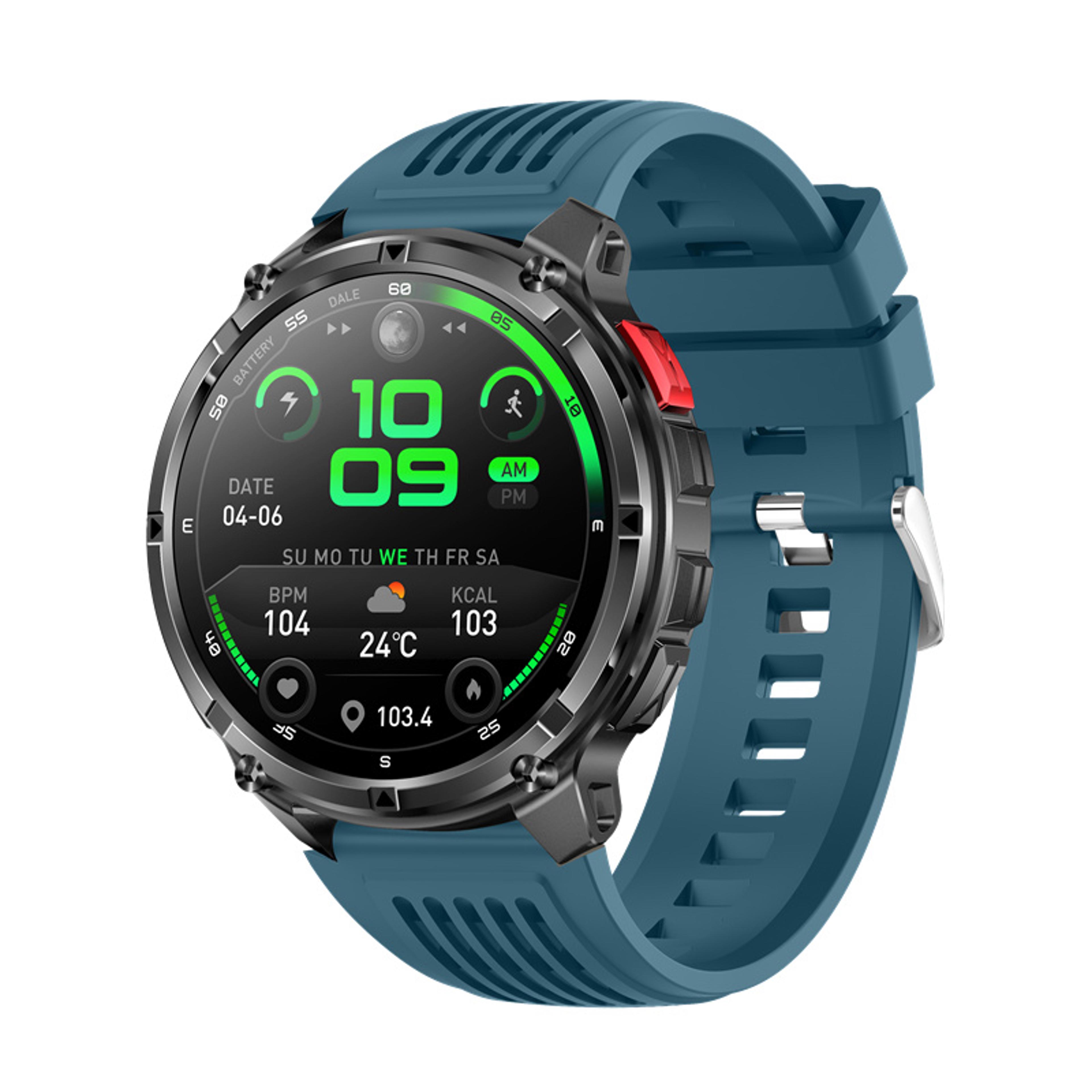 HT33 Outdoor Smart Watch With Bluetooth Calling Smartwatch LED Flashlight  Long Battery 2