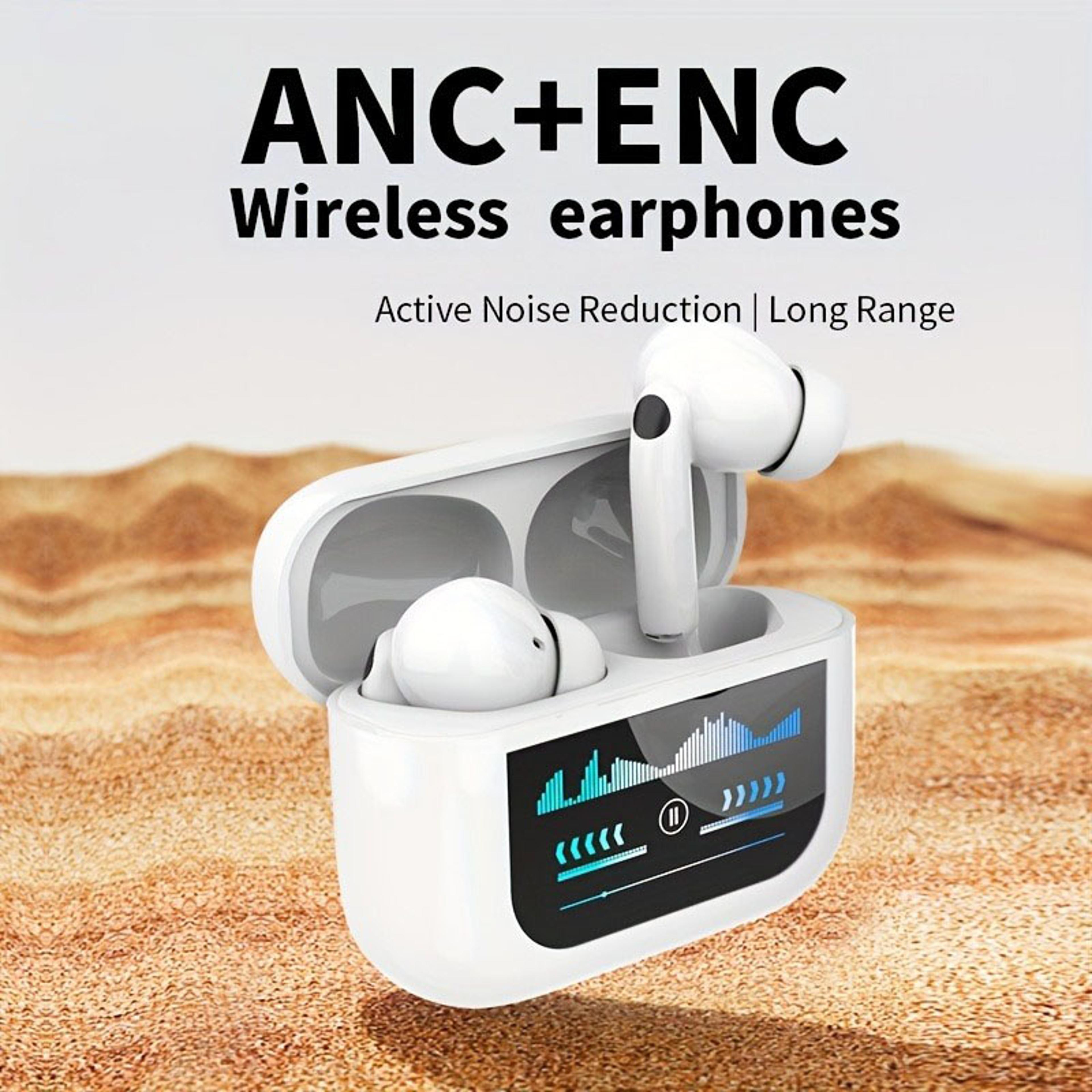 YX30 ANC Wireless Earbuds With LED Touch Display Bluetooth 54 Noise Cancelling Headphones 2