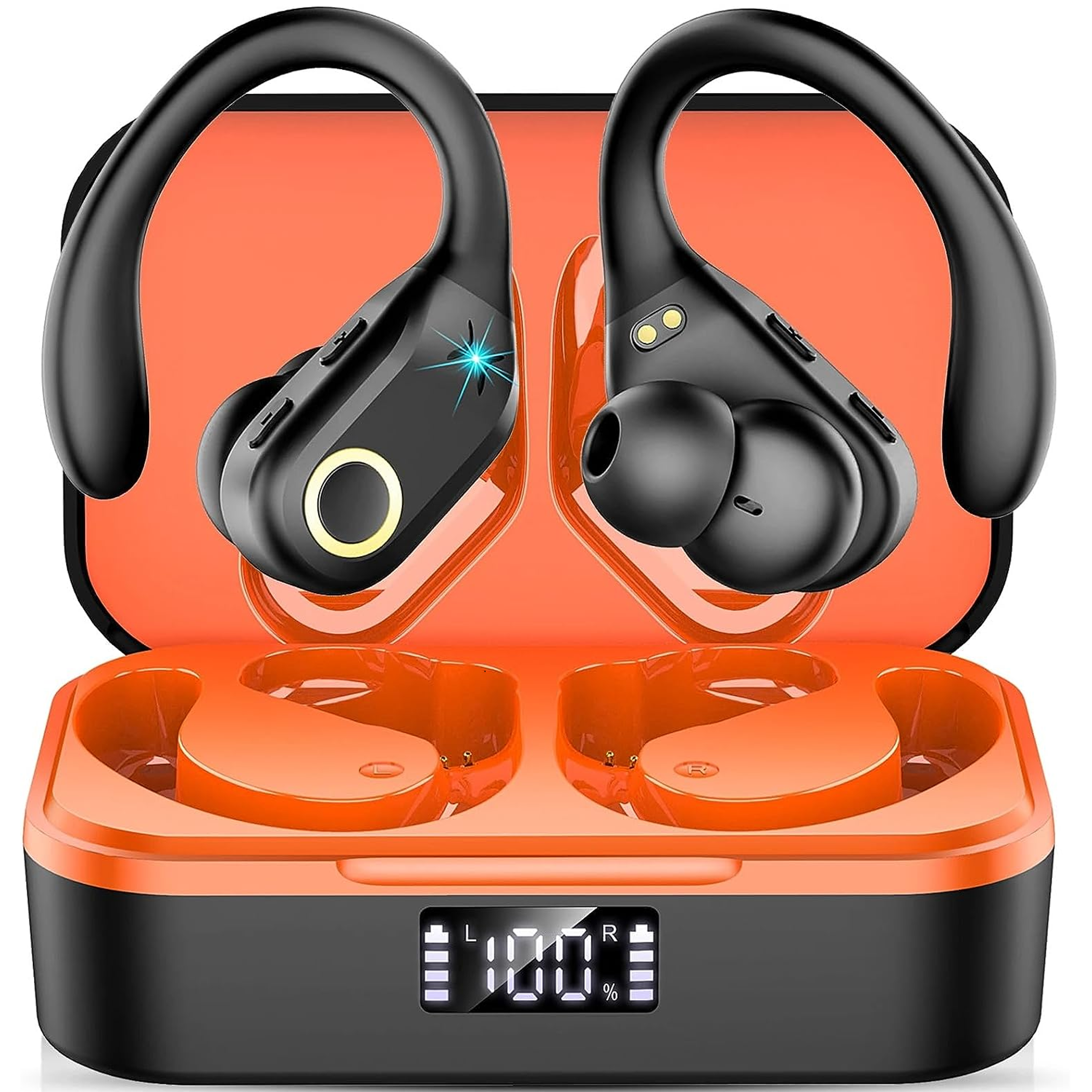 ANC Wireless Earbuds With Bluetooth 53 Dual Mic ENC Noise Cancelling TWS Earphones 1