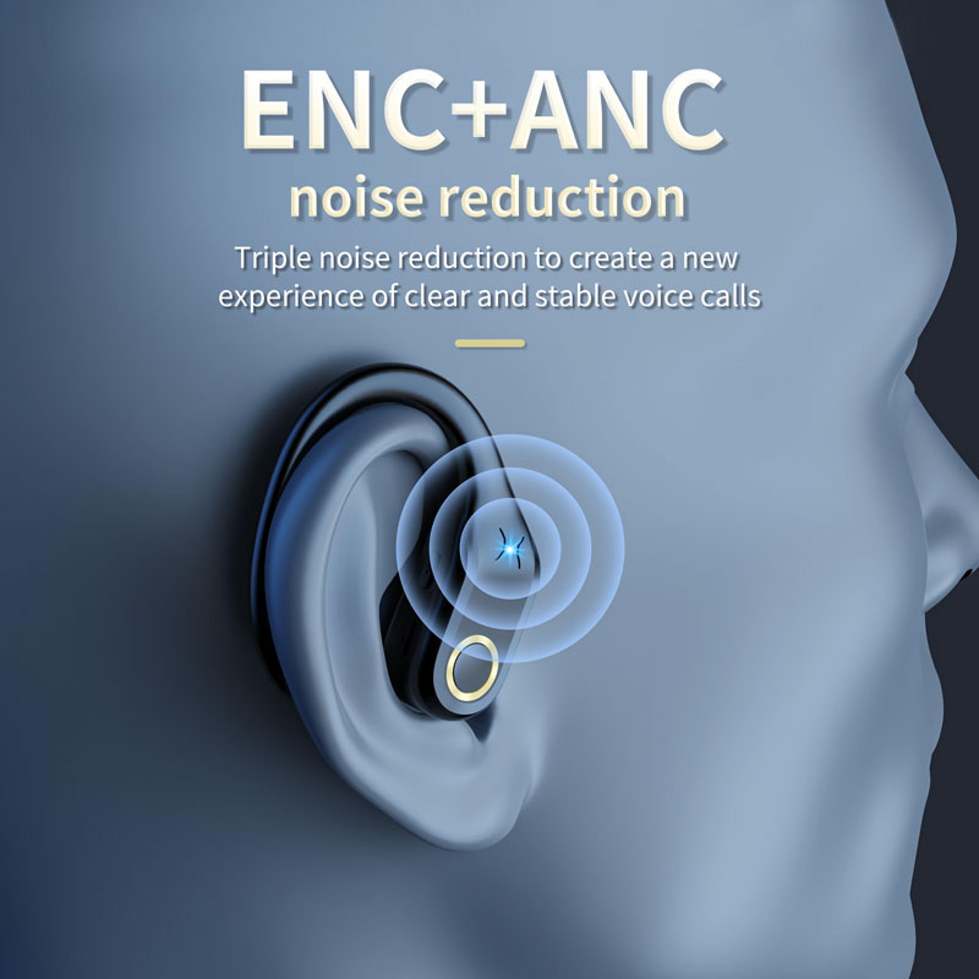ANC Wireless Earbuds With Bluetooth 53 Dual Mic ENC Noise Cancelling TWS Earphones 4