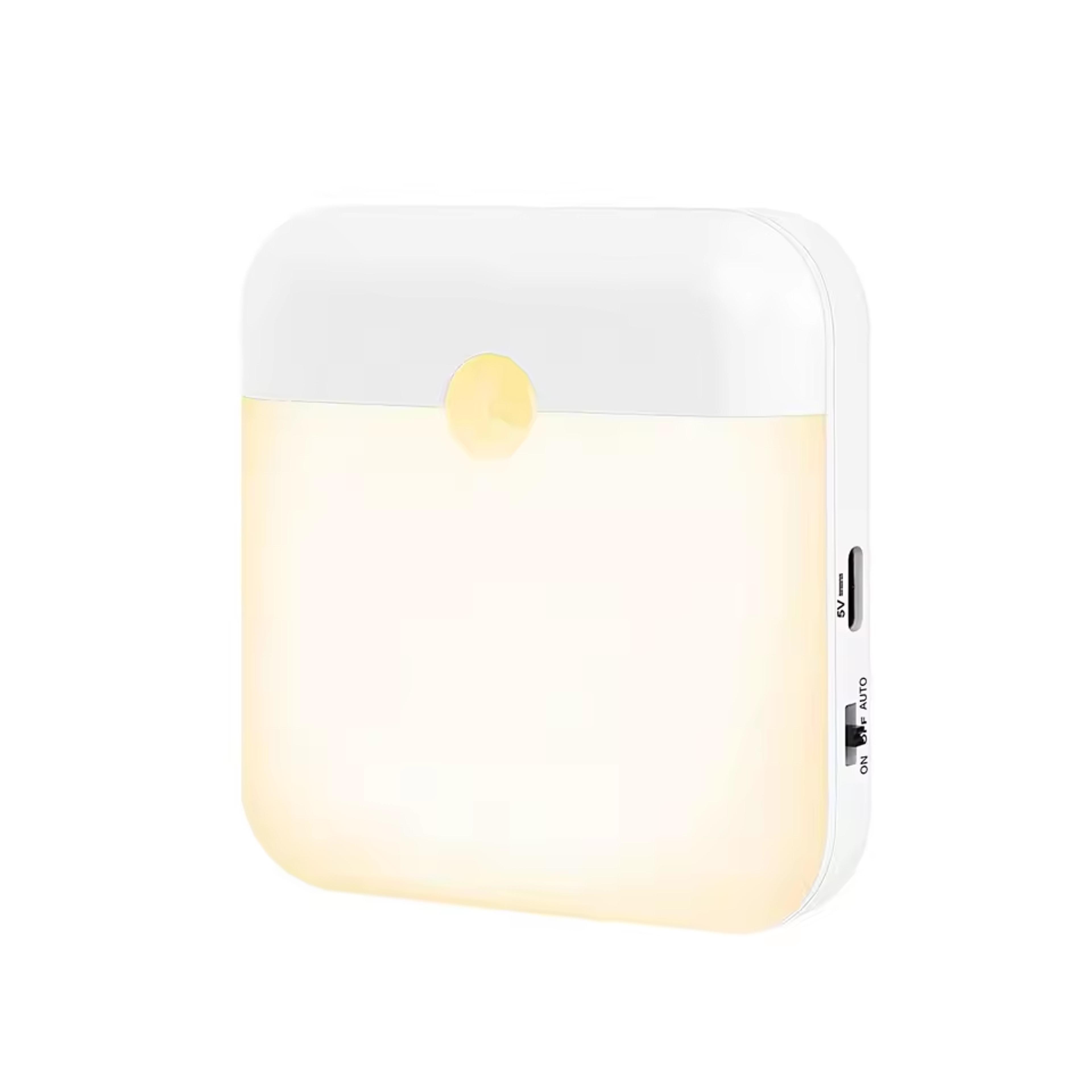 Rechargeable Motion Sensor Light USB C LED Night Light For Cabinets And Stairs 6