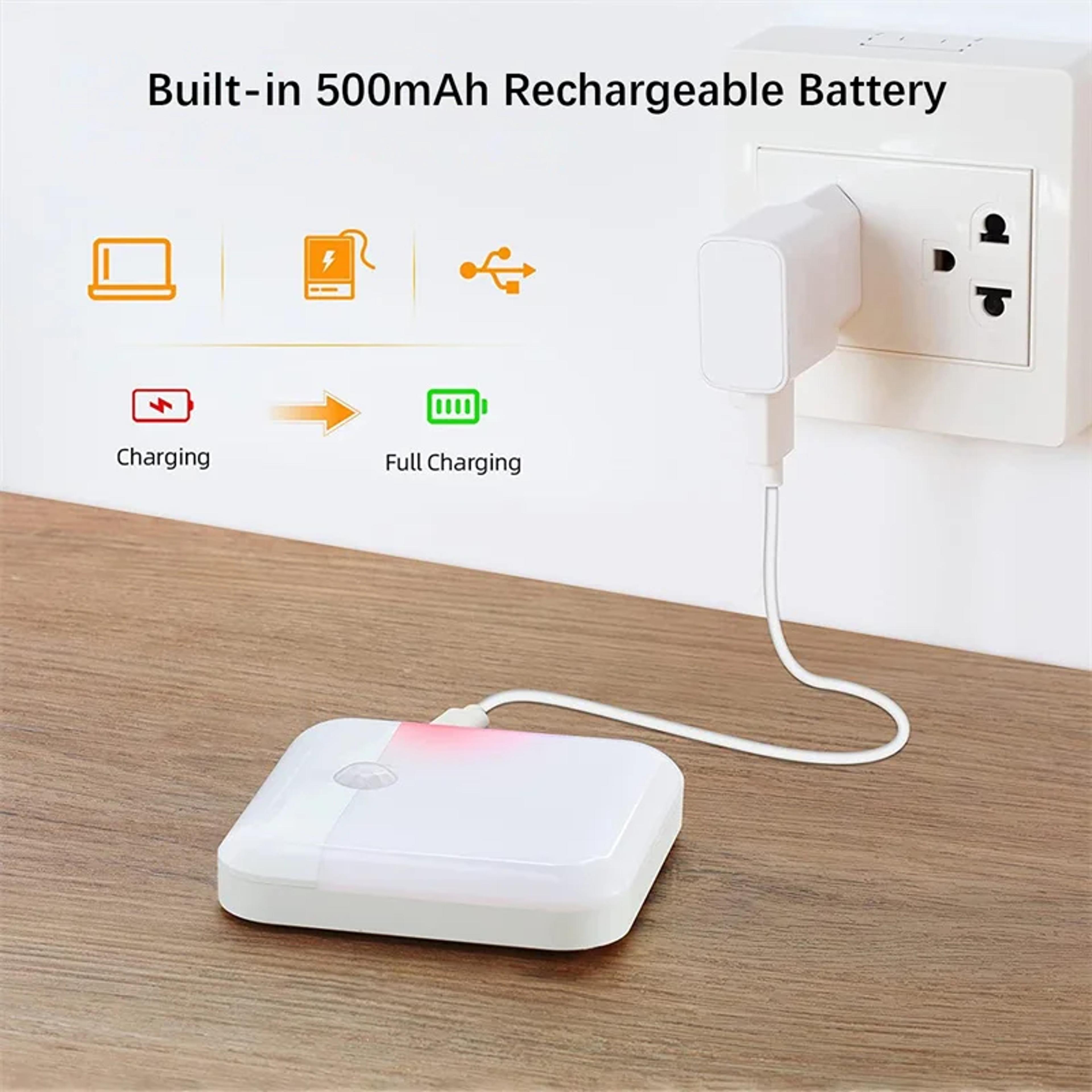 Rechargeable Motion Sensor Light USB C LED Night Light For Cabinets And Stairs 5
