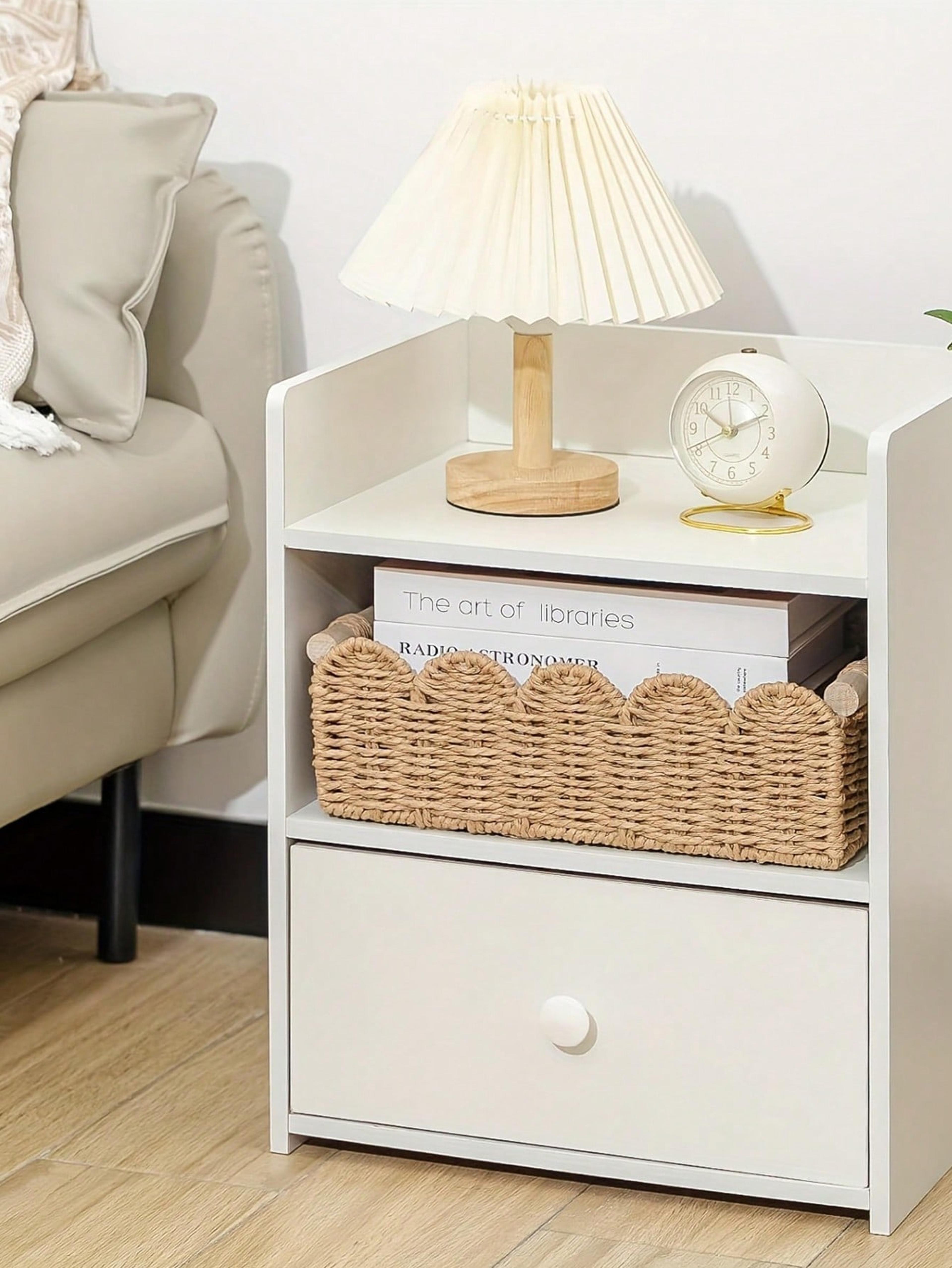 Handmade Woven Storage Basket Desktop Organizer For Snacks Cosmetics And Home Essentials 1