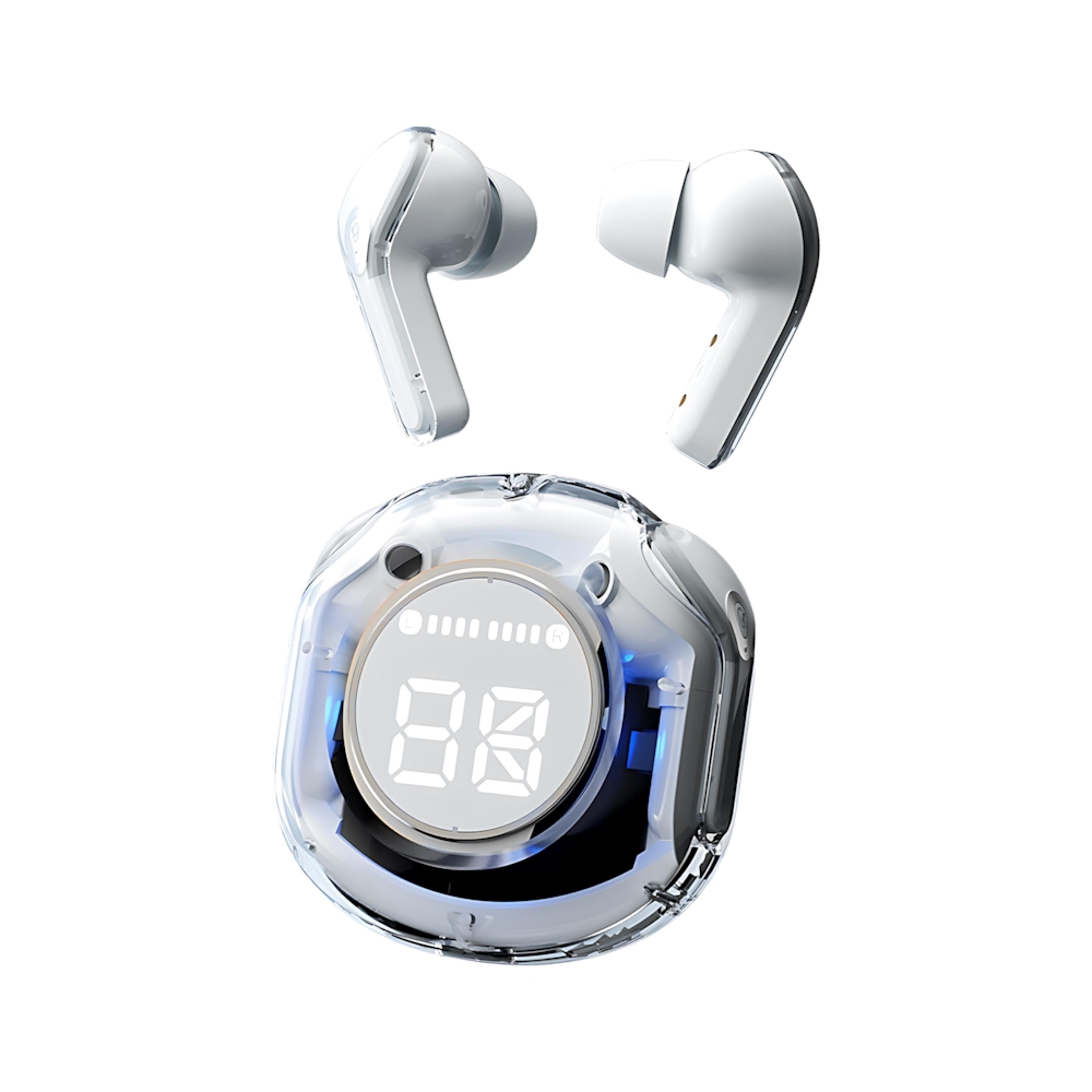 T8 PRO Wireless Bluetooth Earbuds With Transparent Charging Case And LED Battery Display 6
