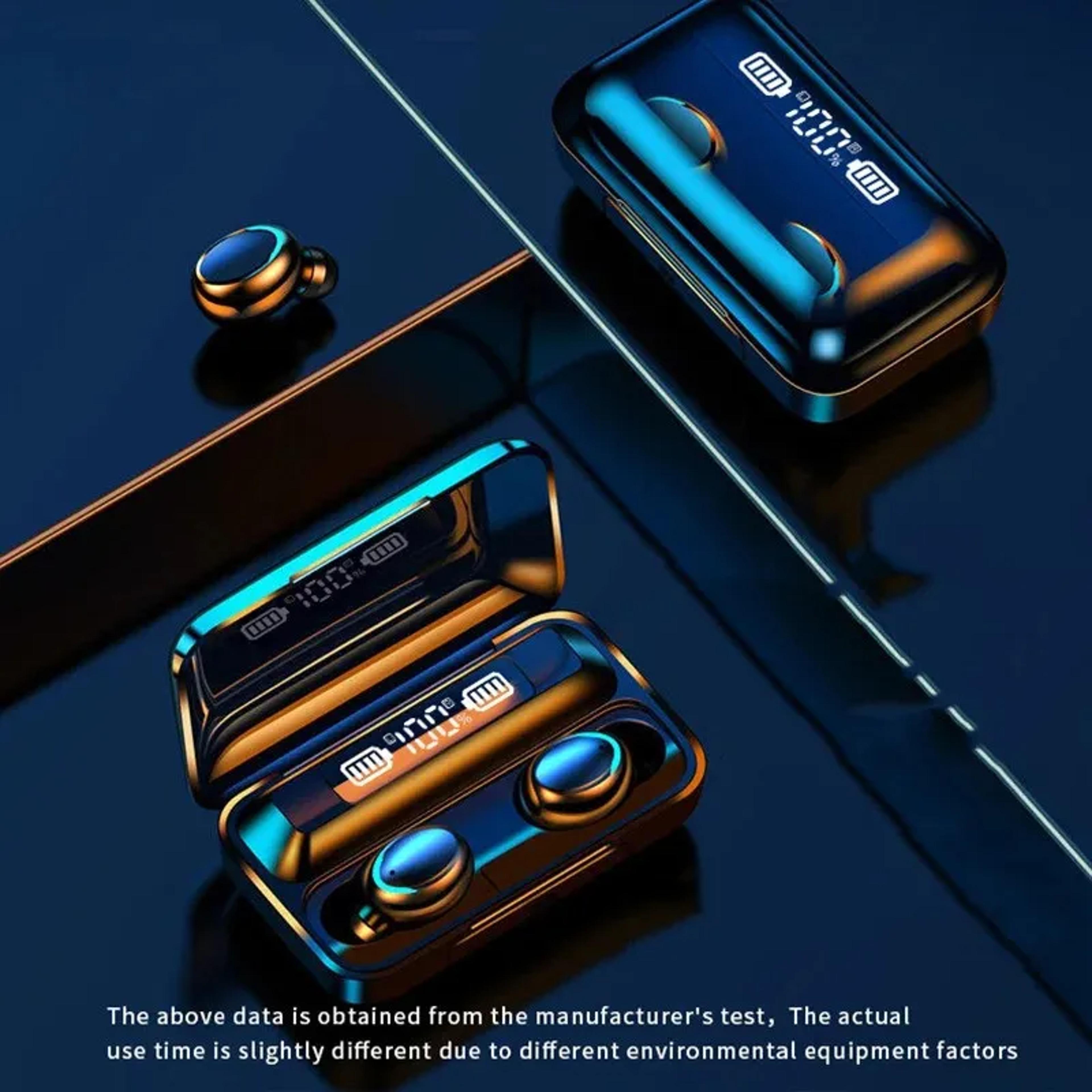 F9 Wireless Earbuds With LED Display Bluetooth Earphones With Noise Reduction 3
