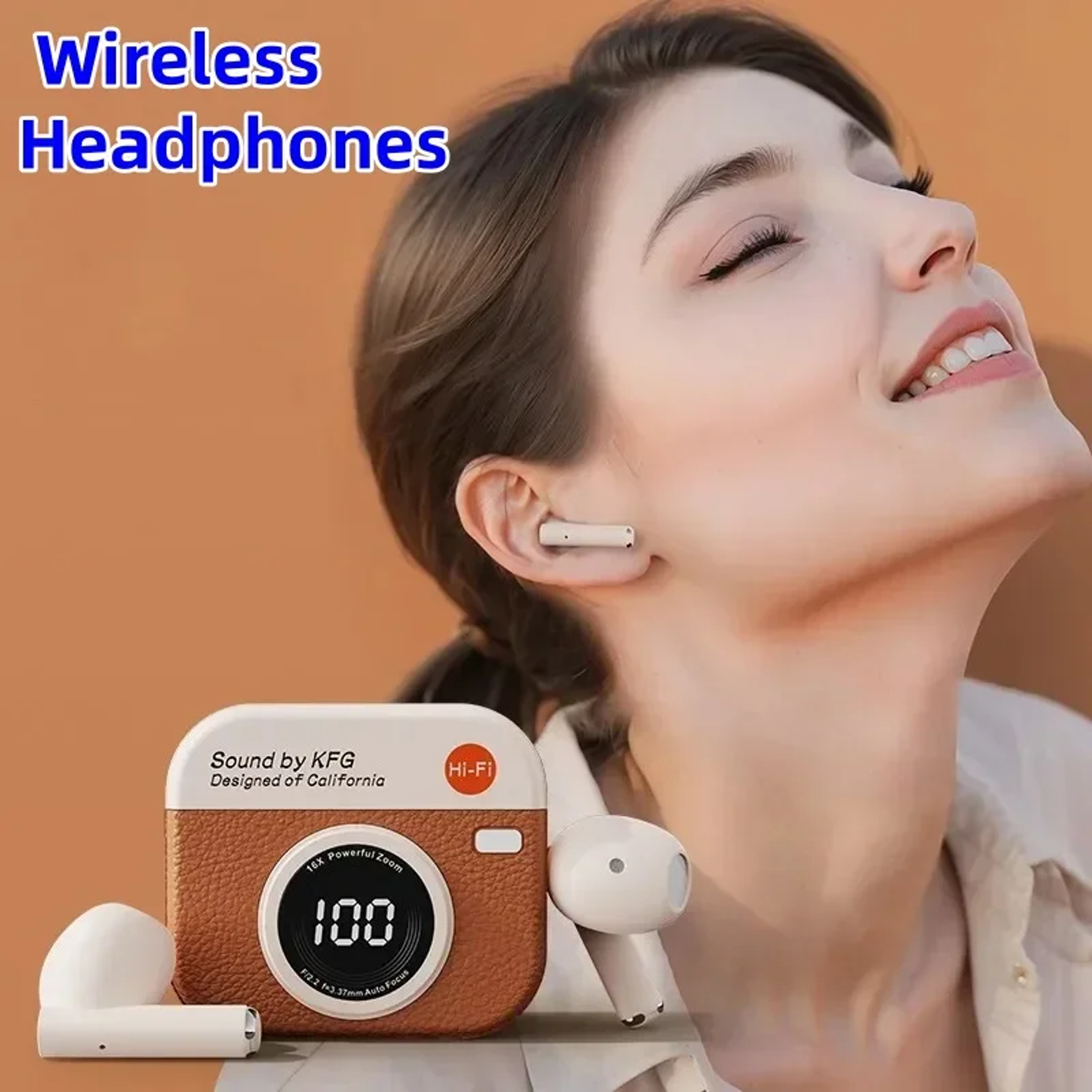 Q86 Bluetooth 53 Wireless Earbuds With LED Display HiFi Gaming And Sports Earphones 3