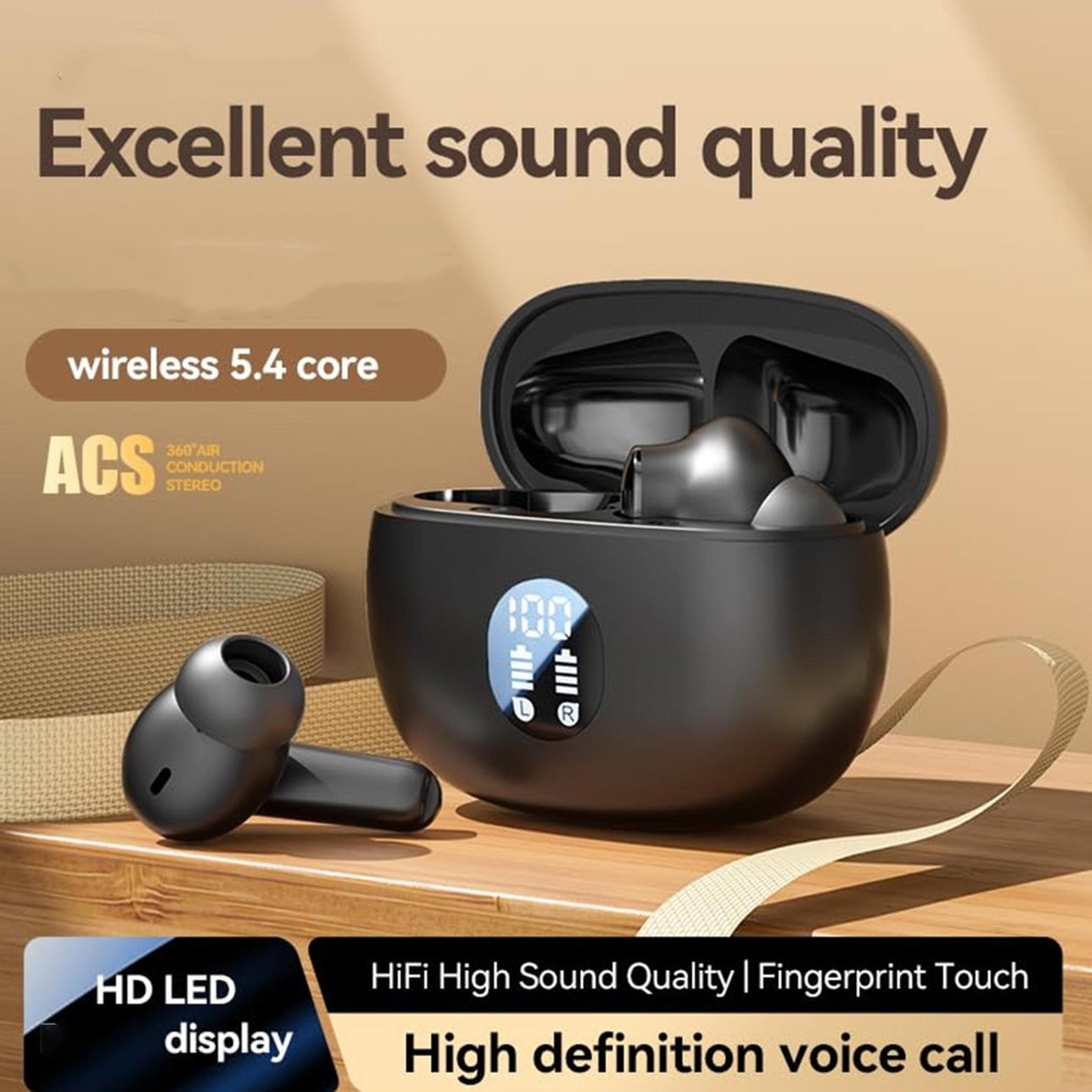 895B Wireless Bluetooth Earbuds With LED Power Display And Mic 2