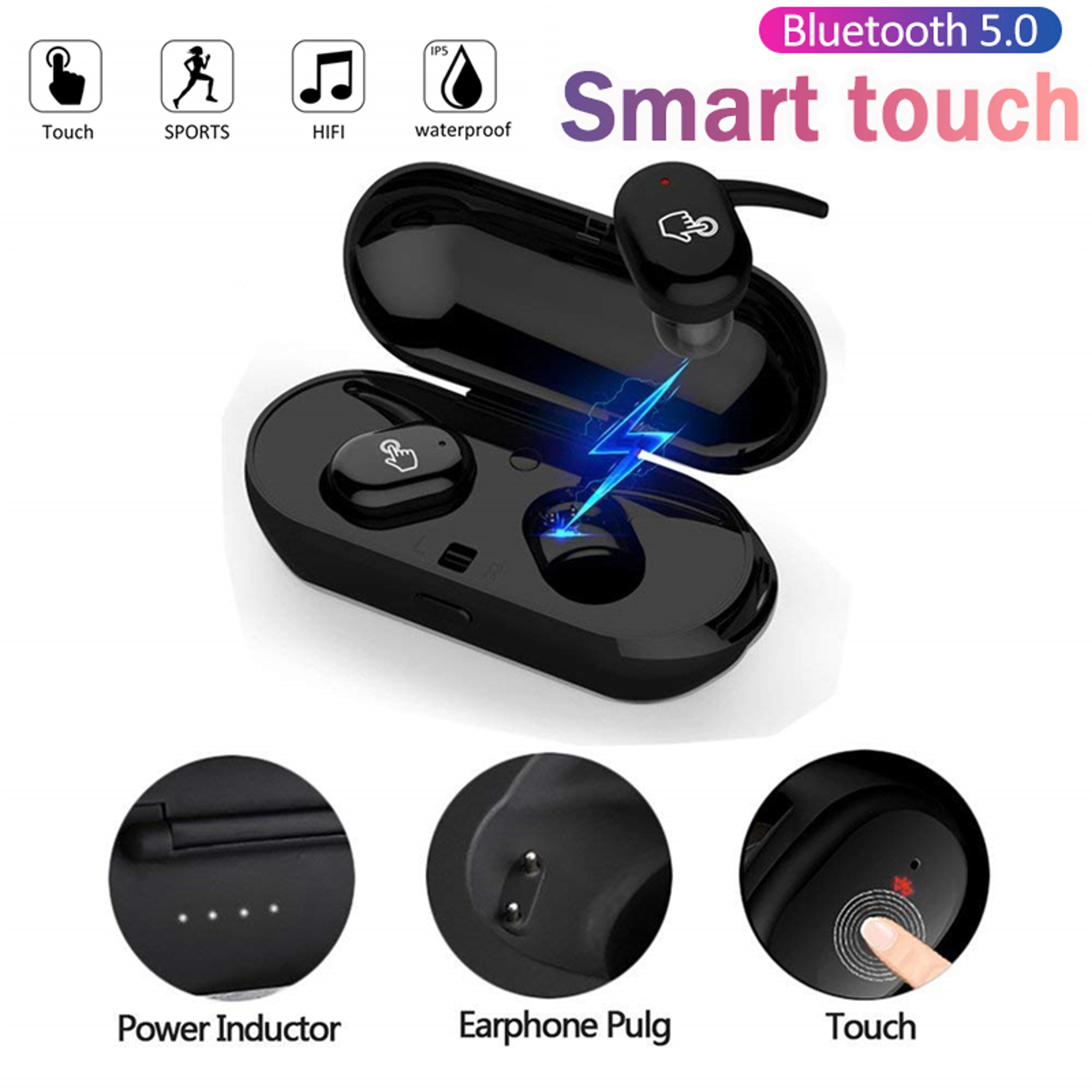 Y30 Wireless Earbuds Bluetooth 50 HiFi Stereo TWS Earbuds With Mic 6