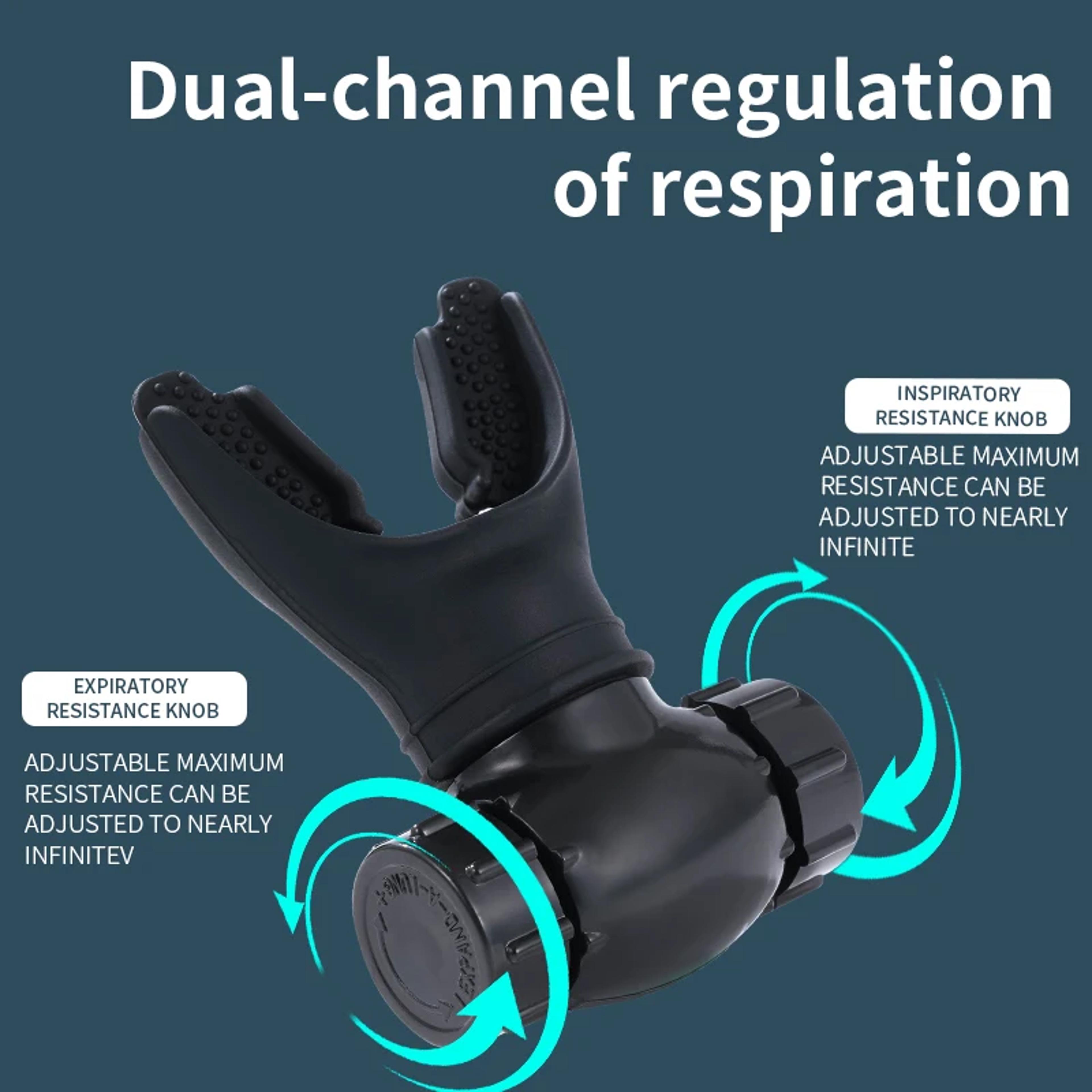 AirCore Adjustable Breathing Trainer And Respiratory Muscle Trainer For Fitness 5