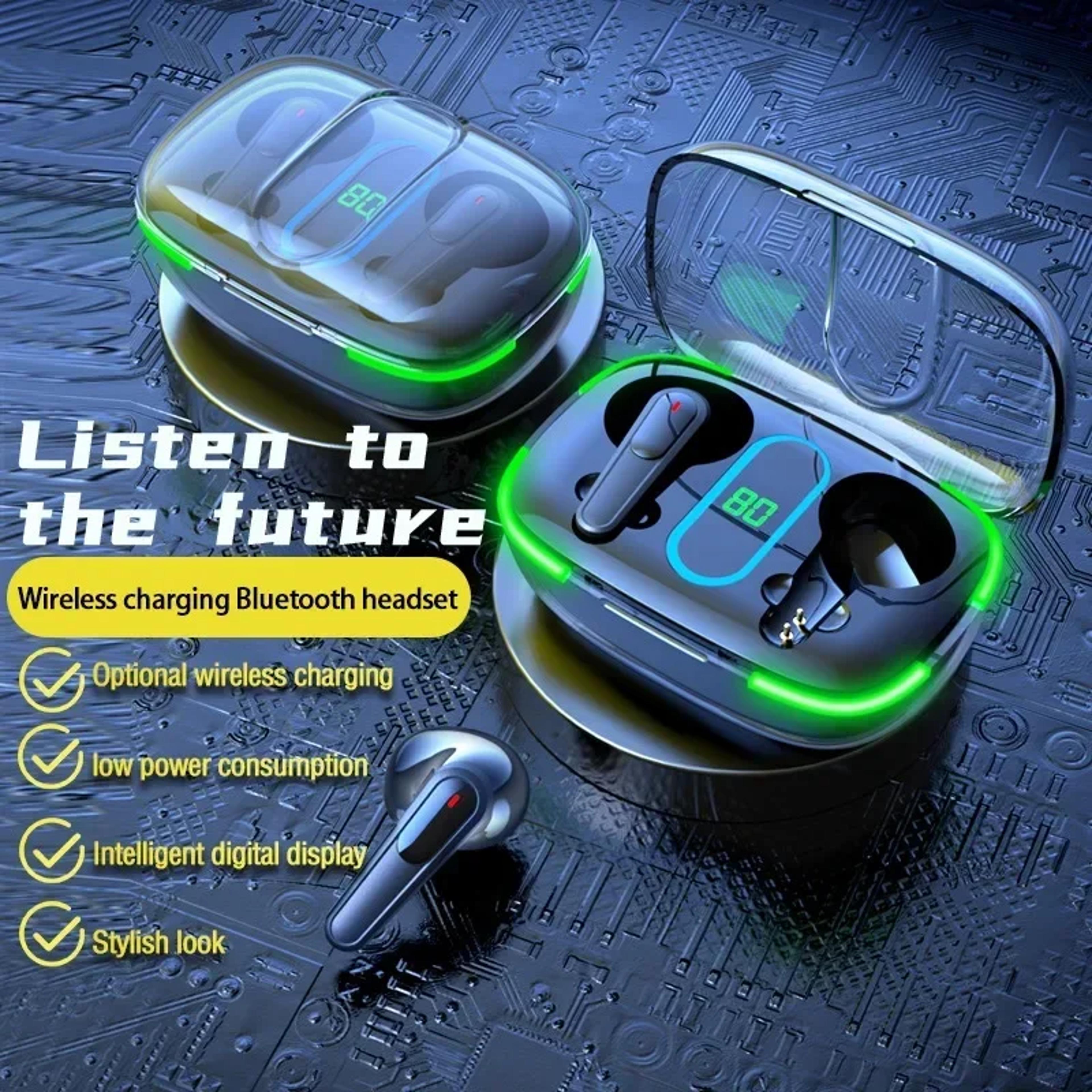 TWS Wireless Bluetooth Earbuds With Digital Display Long Battery Life And Low Latency Mic 3