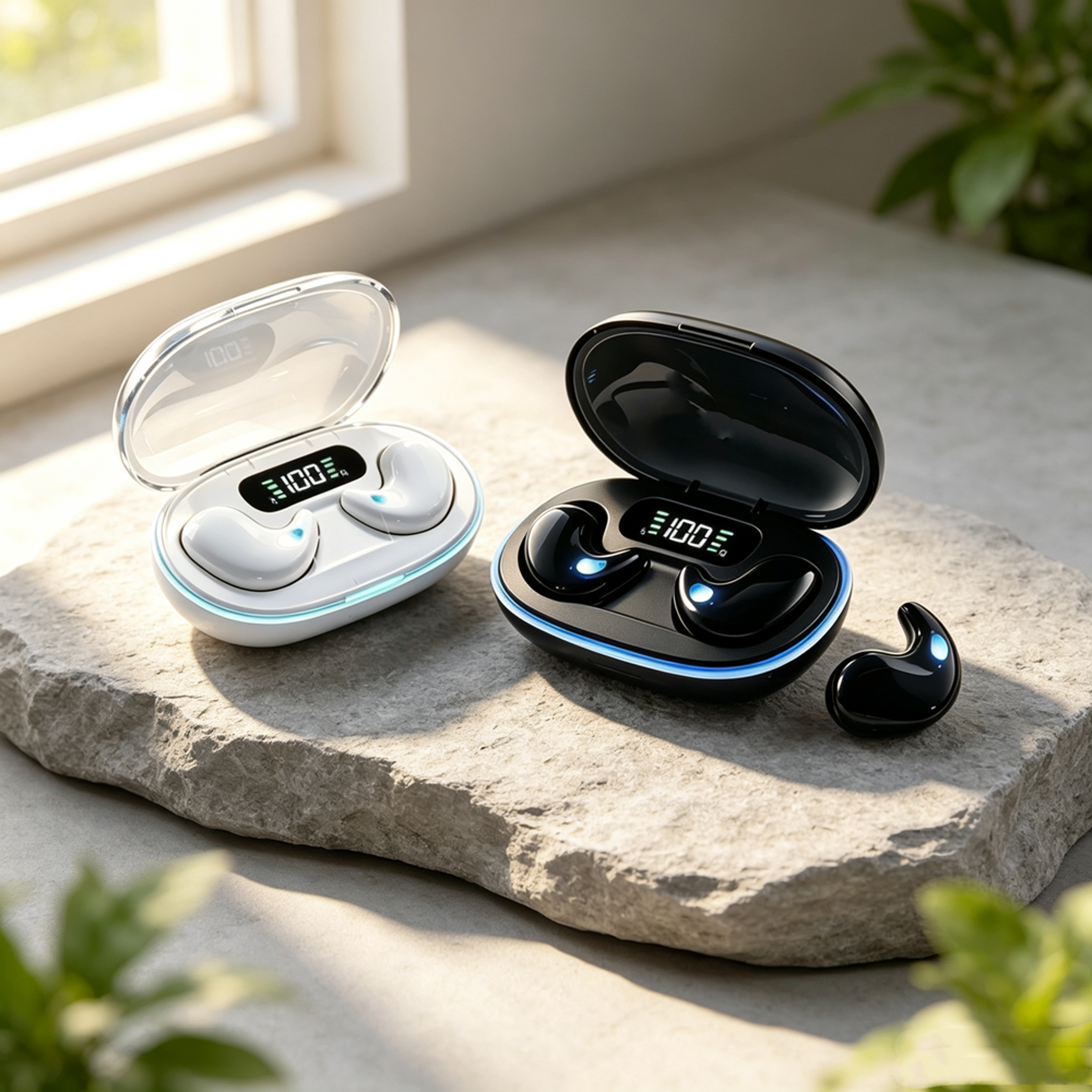 Mini Invisible Sleep Earbuds With Mic For Side Sleepers And Travel 2