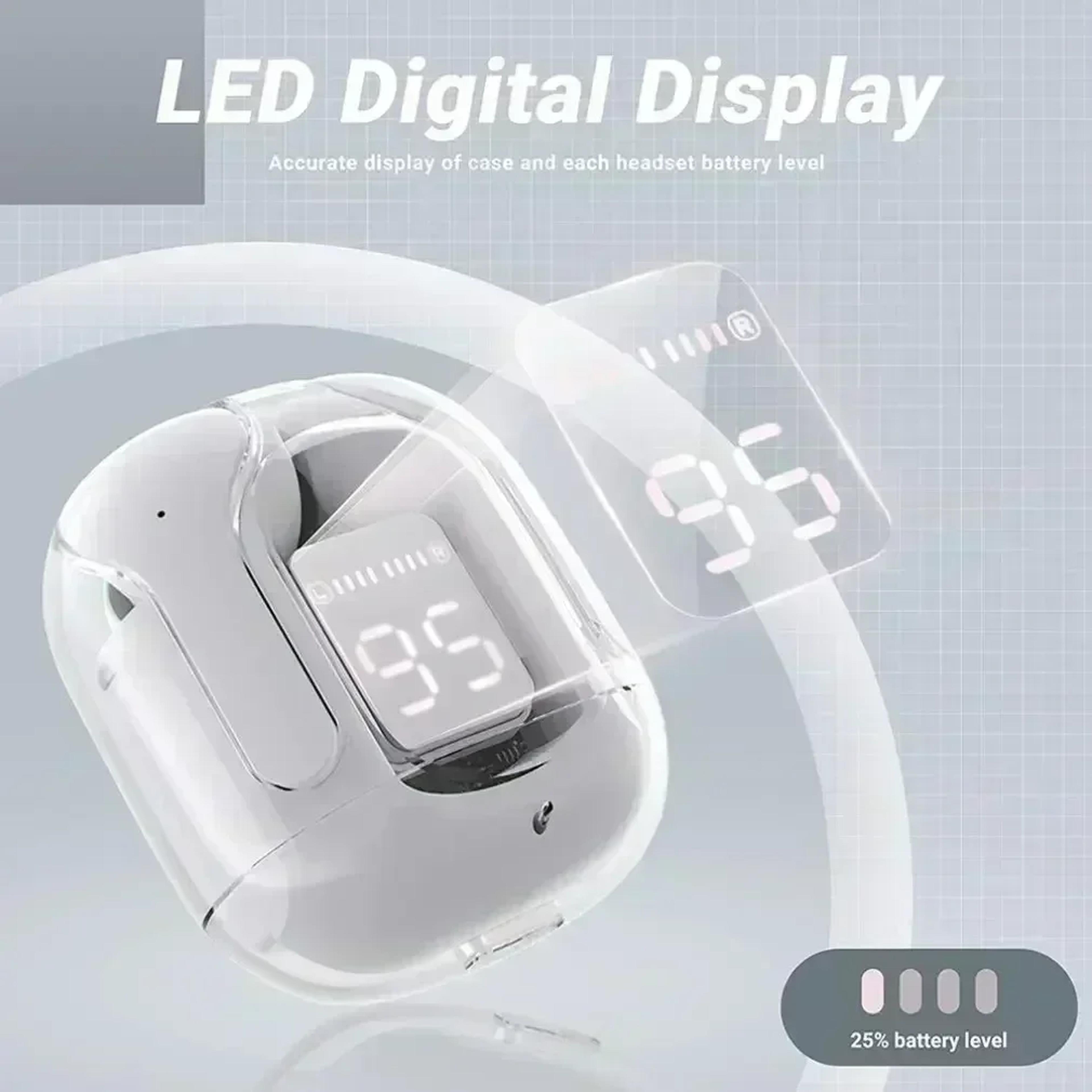 HiFi Wireless Earbuds With LED Display And Low Latency Sports Fit 6