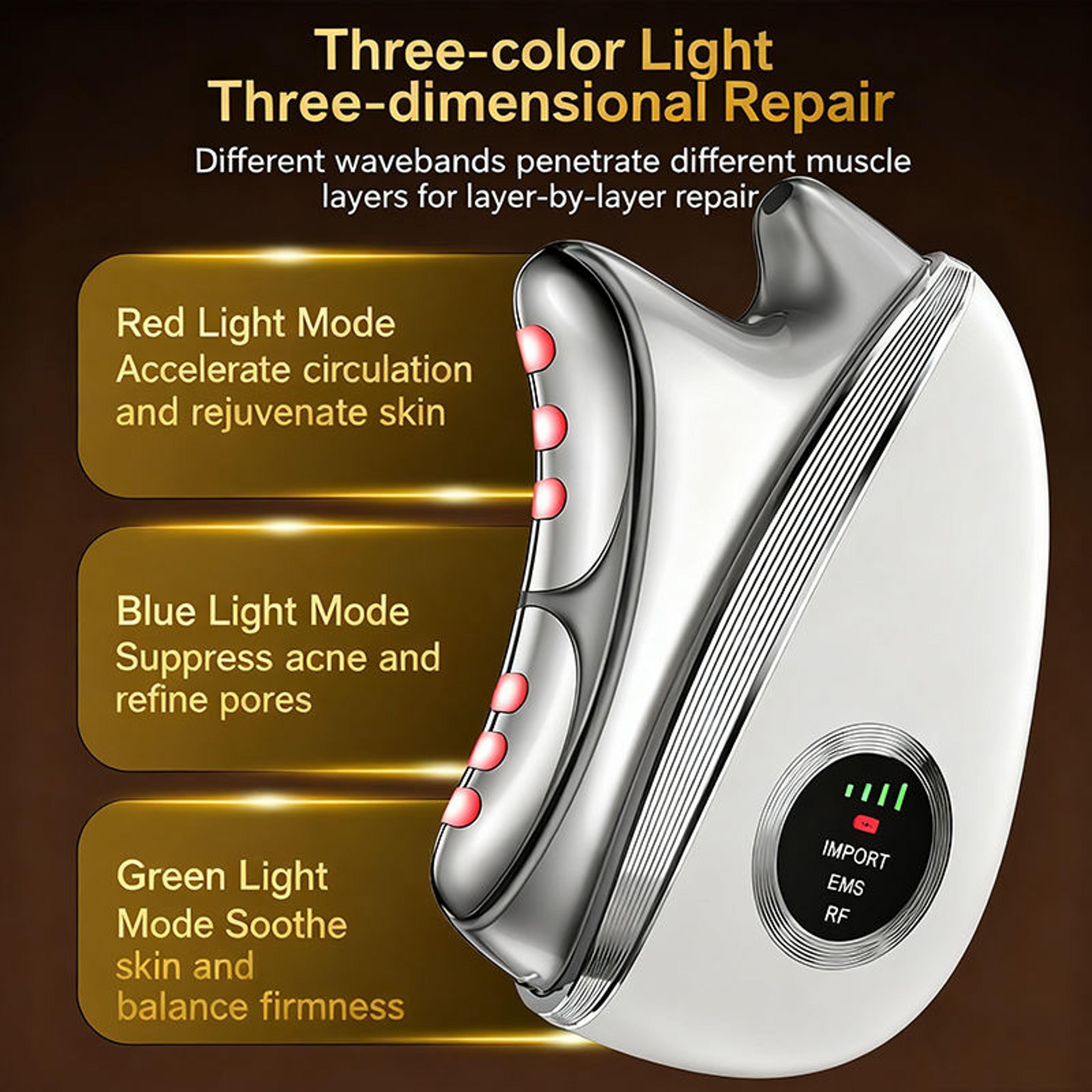 Microcurrent Electric Gua Sha Face And Body Massager For Sculpting And Firming 3