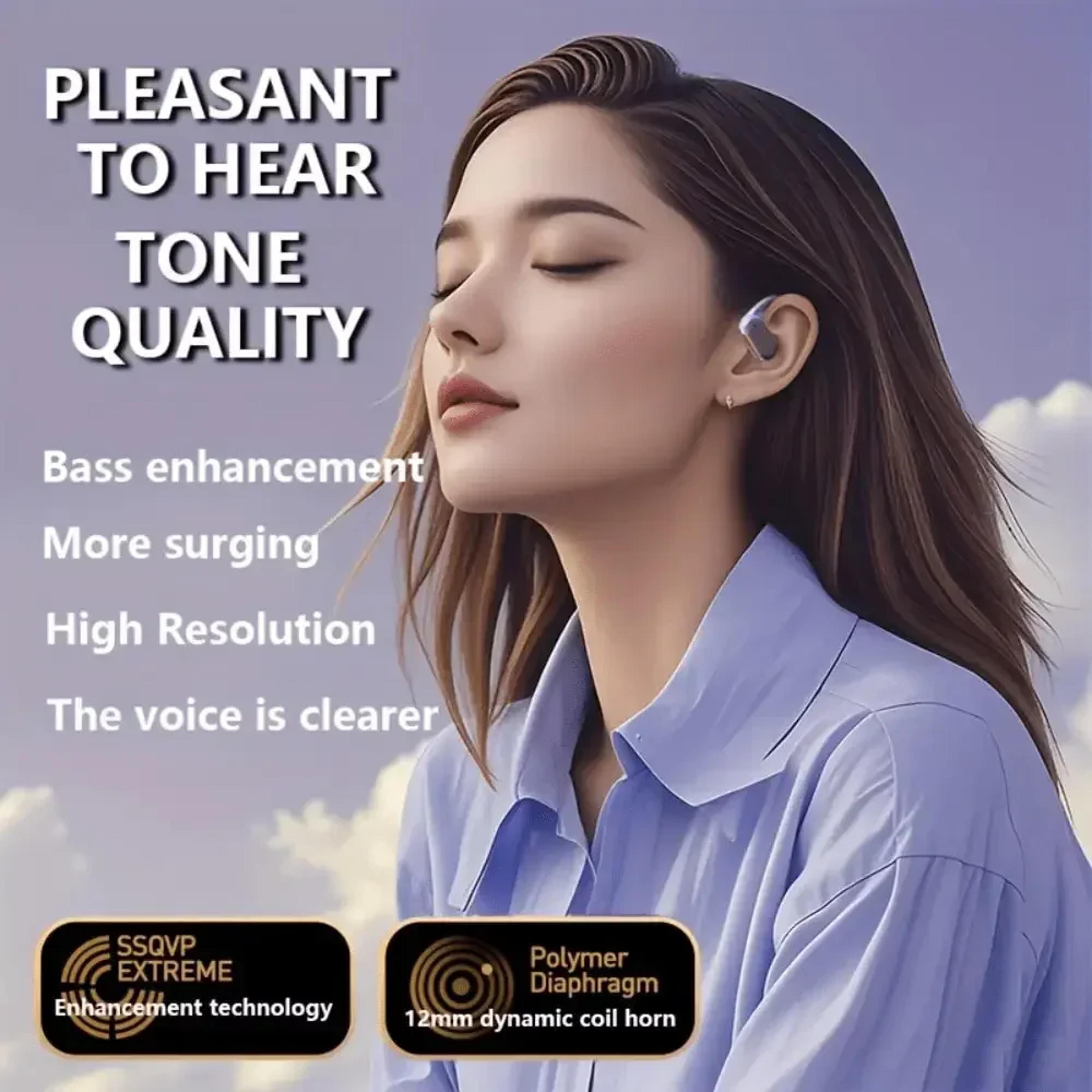 TWS Open Ear Clip On Wireless Earbuds With Deep Bass 6