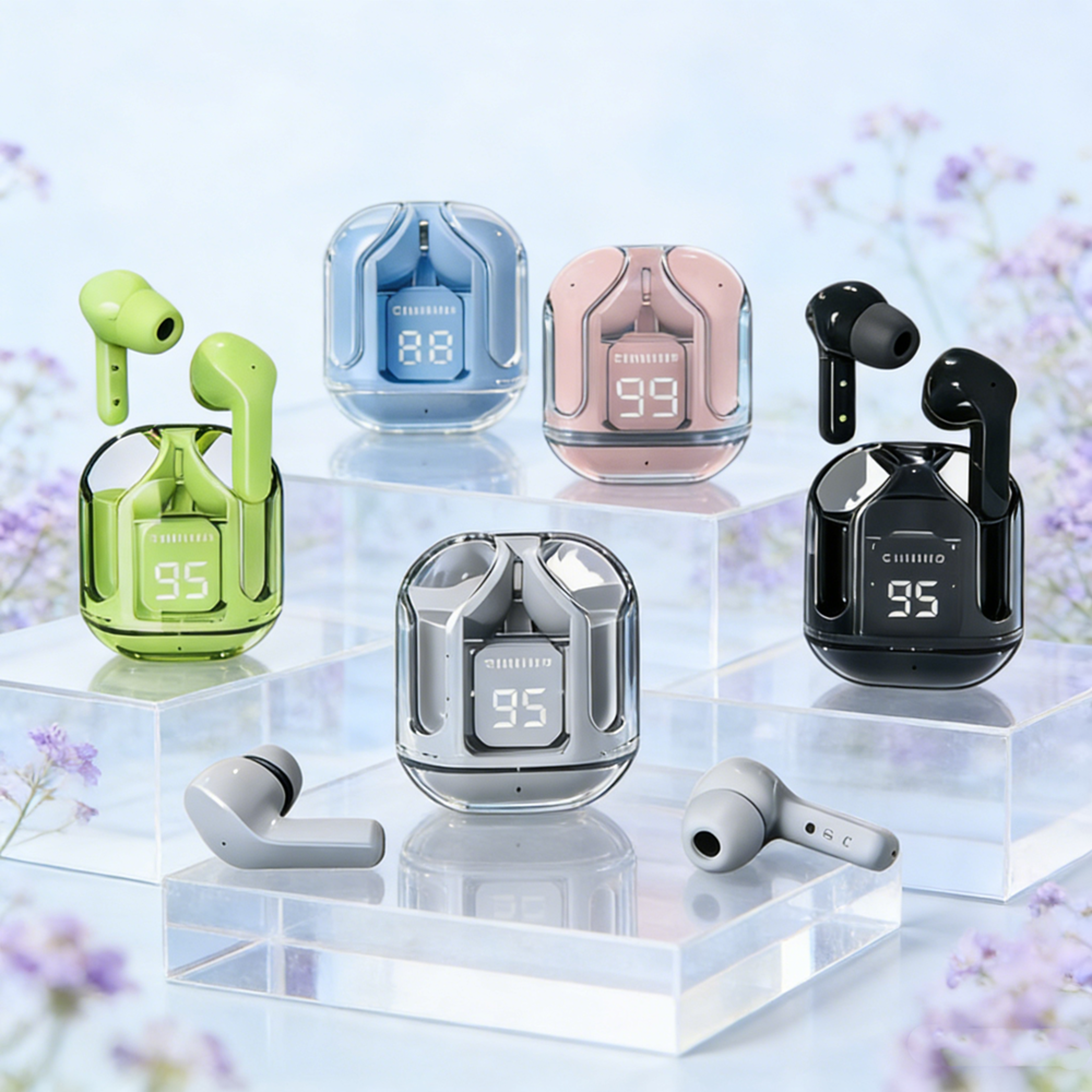 T2 HiFi Wireless Bluetooth Earbuds With LED Battery Display 2
