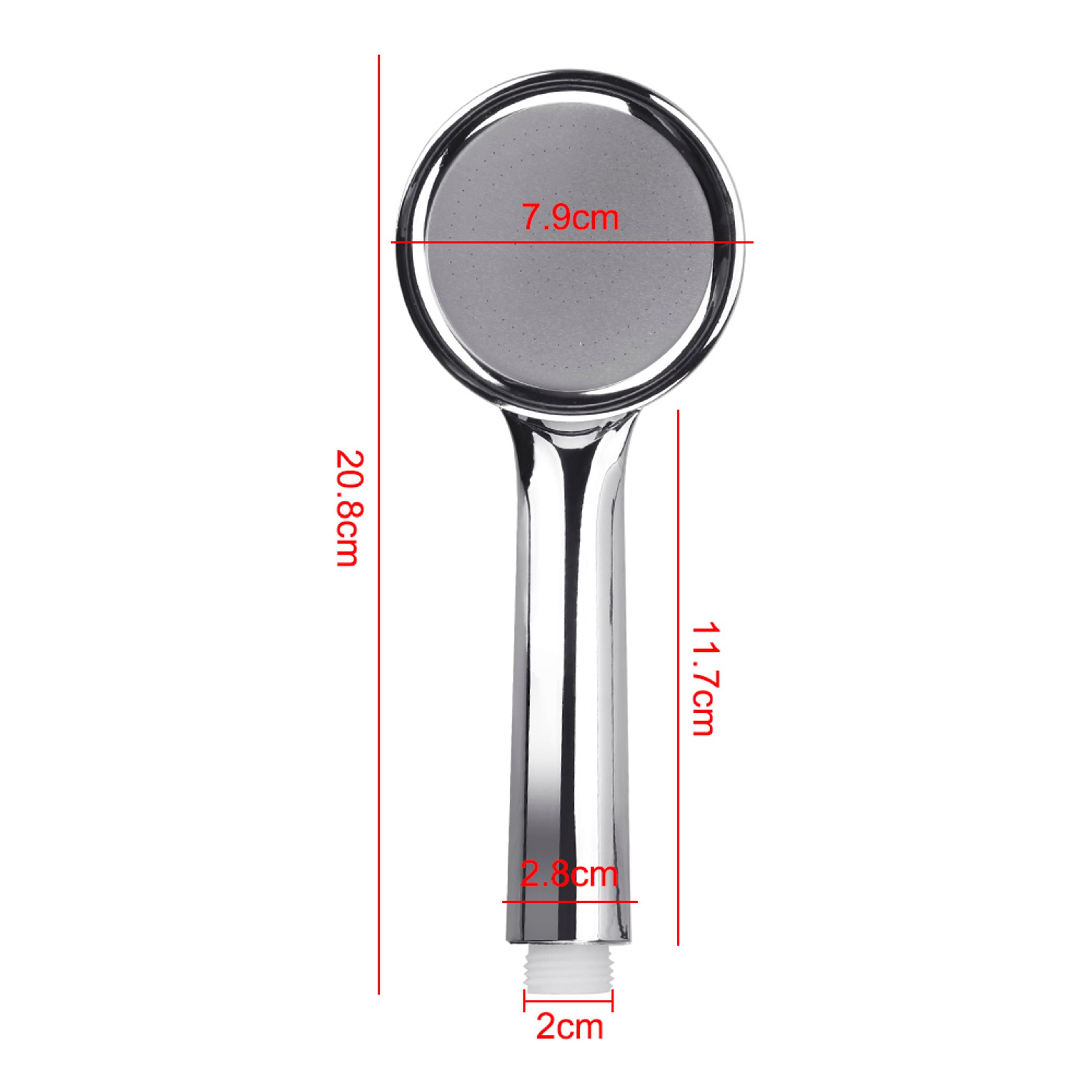 High Pressure Water Saving Rainfall Shower Head Chrome Spray Nozzle 2