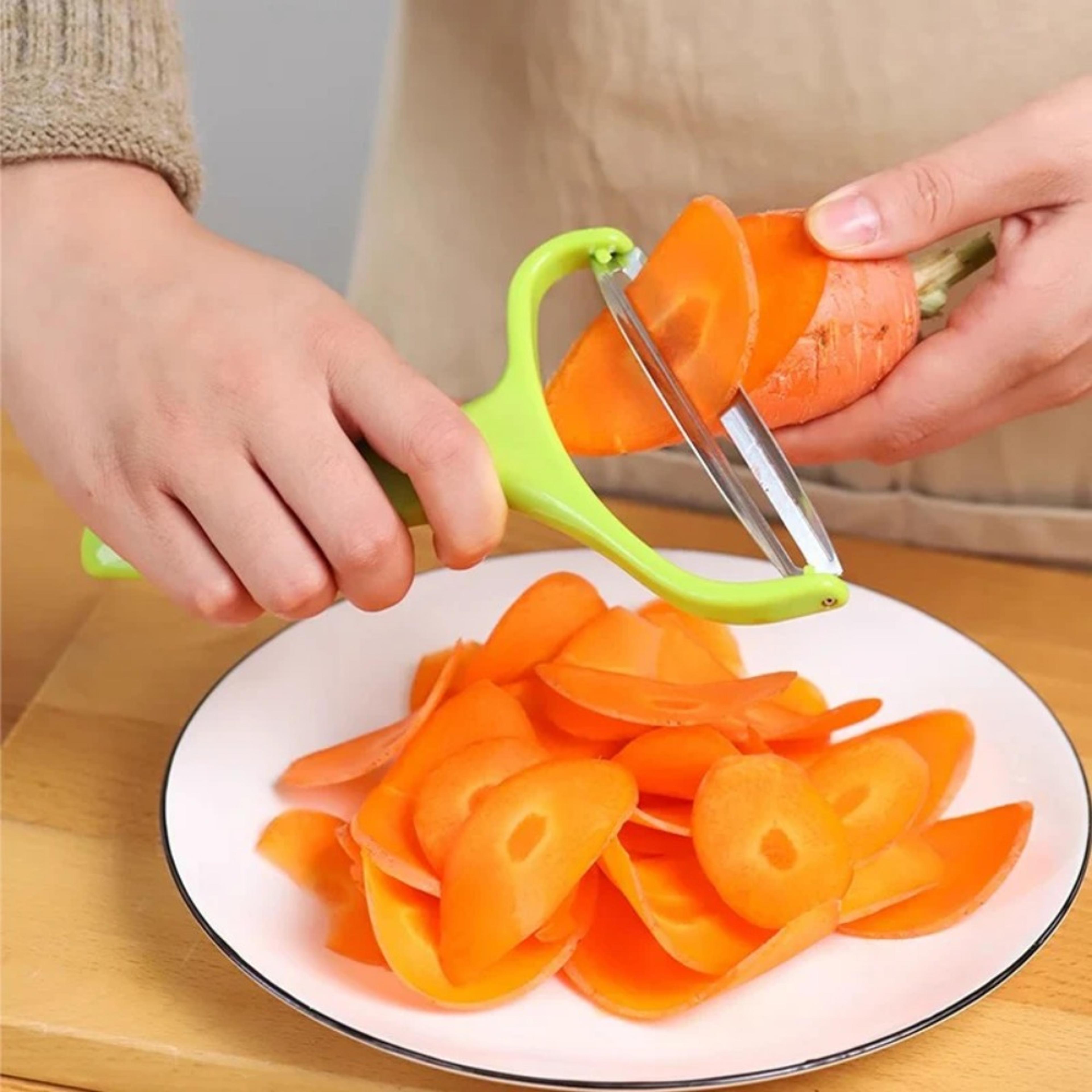 Wide Mouth Stainless Steel Cabbage Shredder And Vegetable Peeler 3