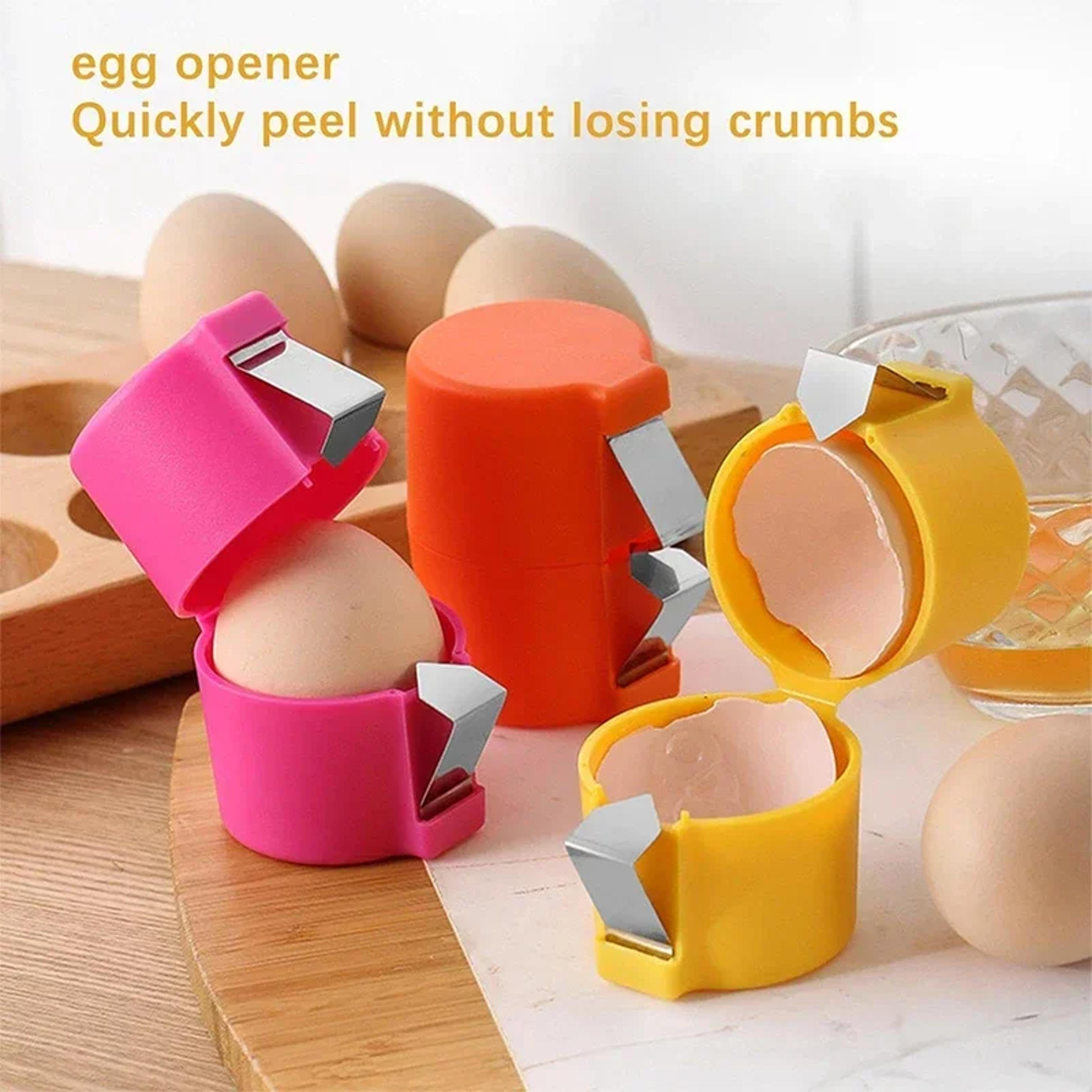 EasyPress Egg Shell Opener And Egg Cracker Tool For Clean Quick Egg Prep 1