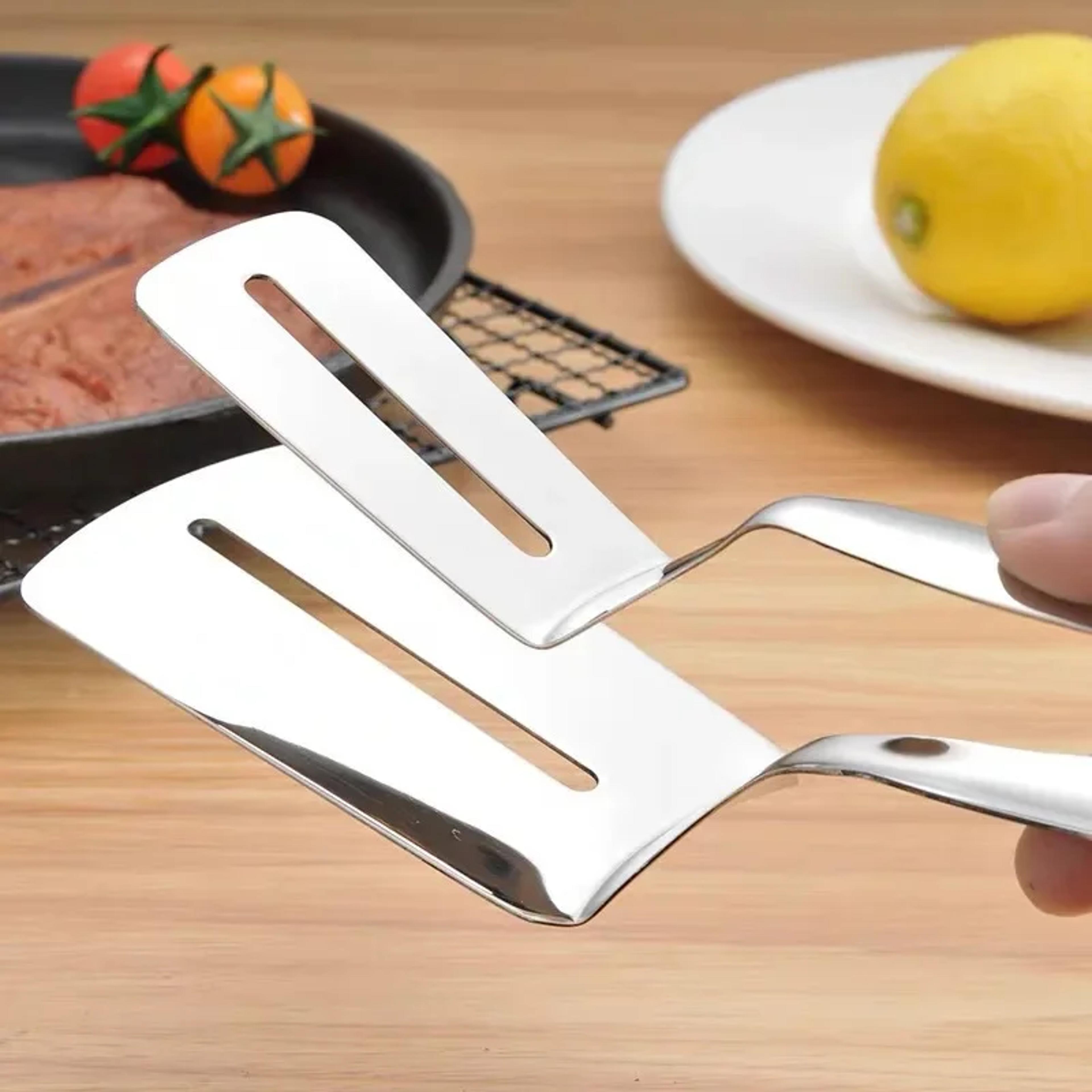 Premium Stainless Steel Kitchen Tongs For BBQ Grilling Frying And Serving 2
