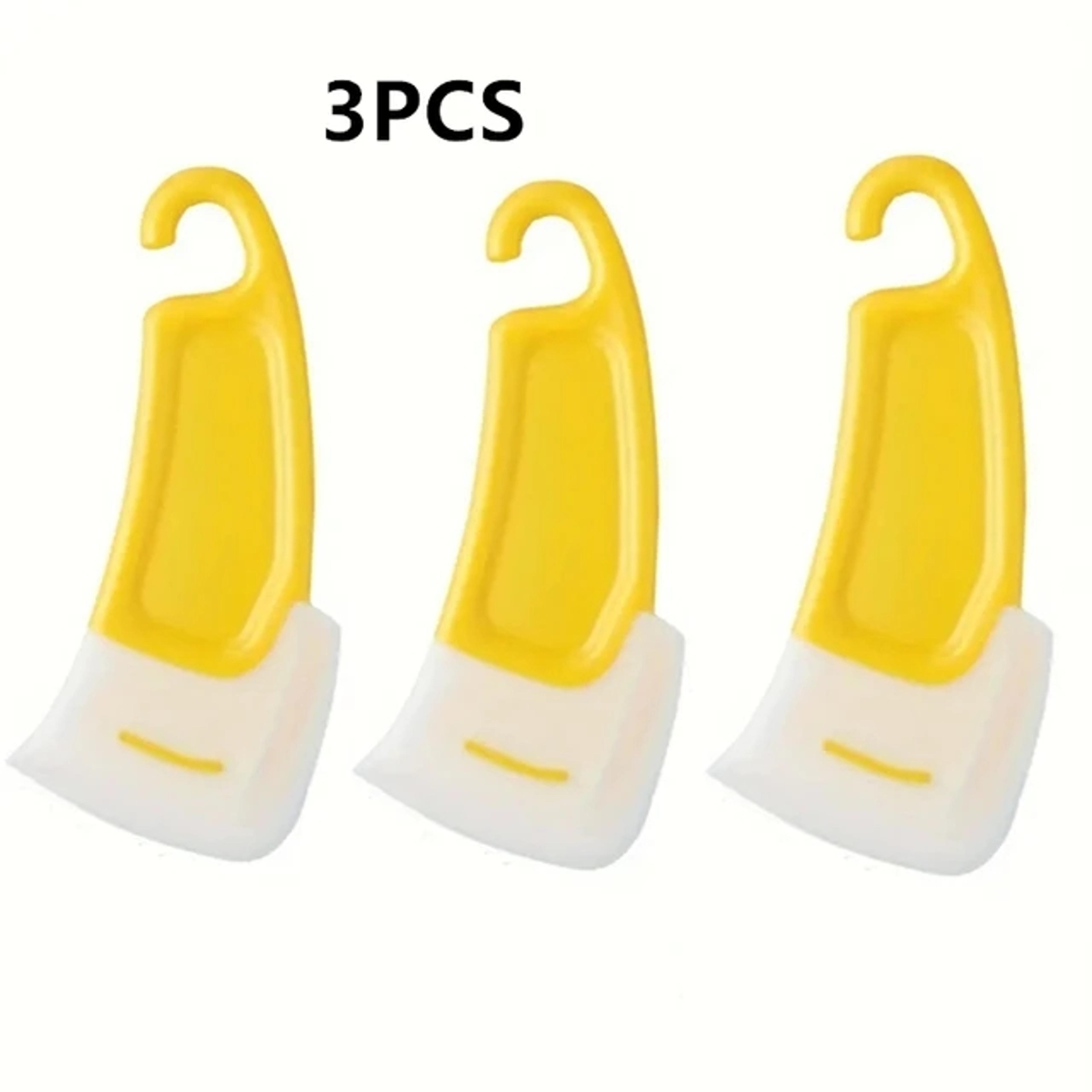 Silicone Pan Scraper Spatula Non Scratch Cookware Cleaning Tool 7