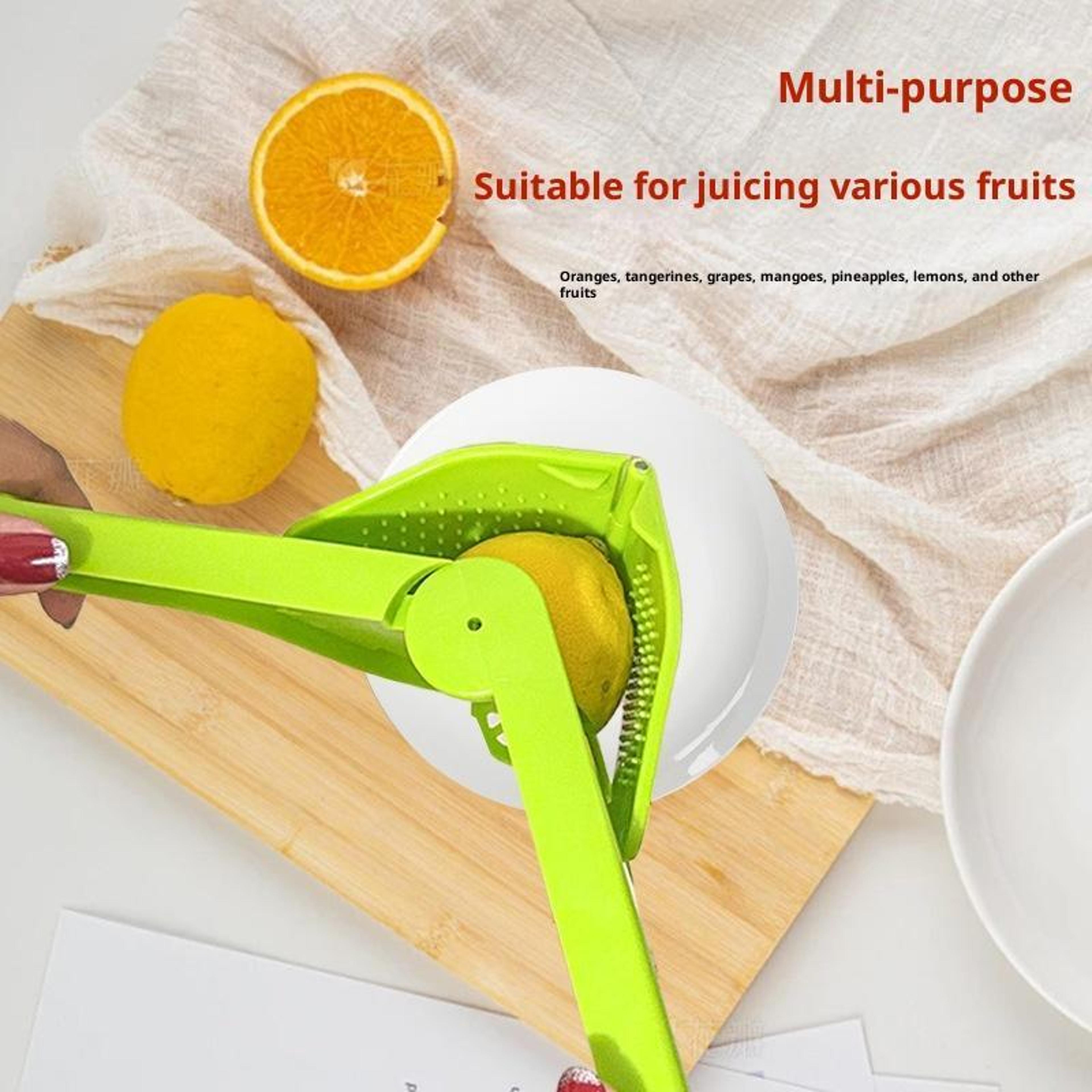 FreshPress Manual Citrus Juicer High Yield Lemon Squeezer With Easy Grip Handle 4