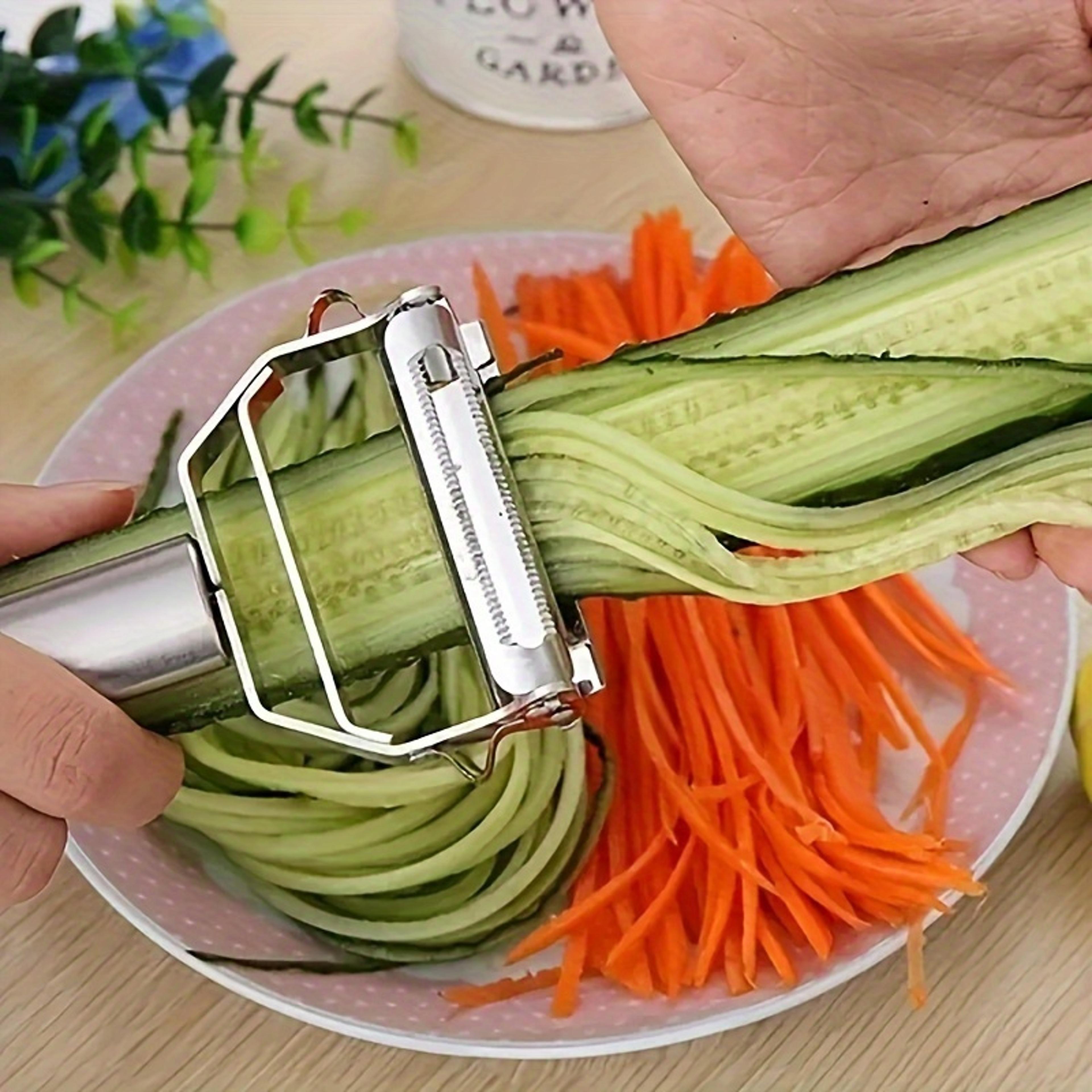 2 In 1 Stainless Steel Vegetable Peeler And Julienne Cutter 5