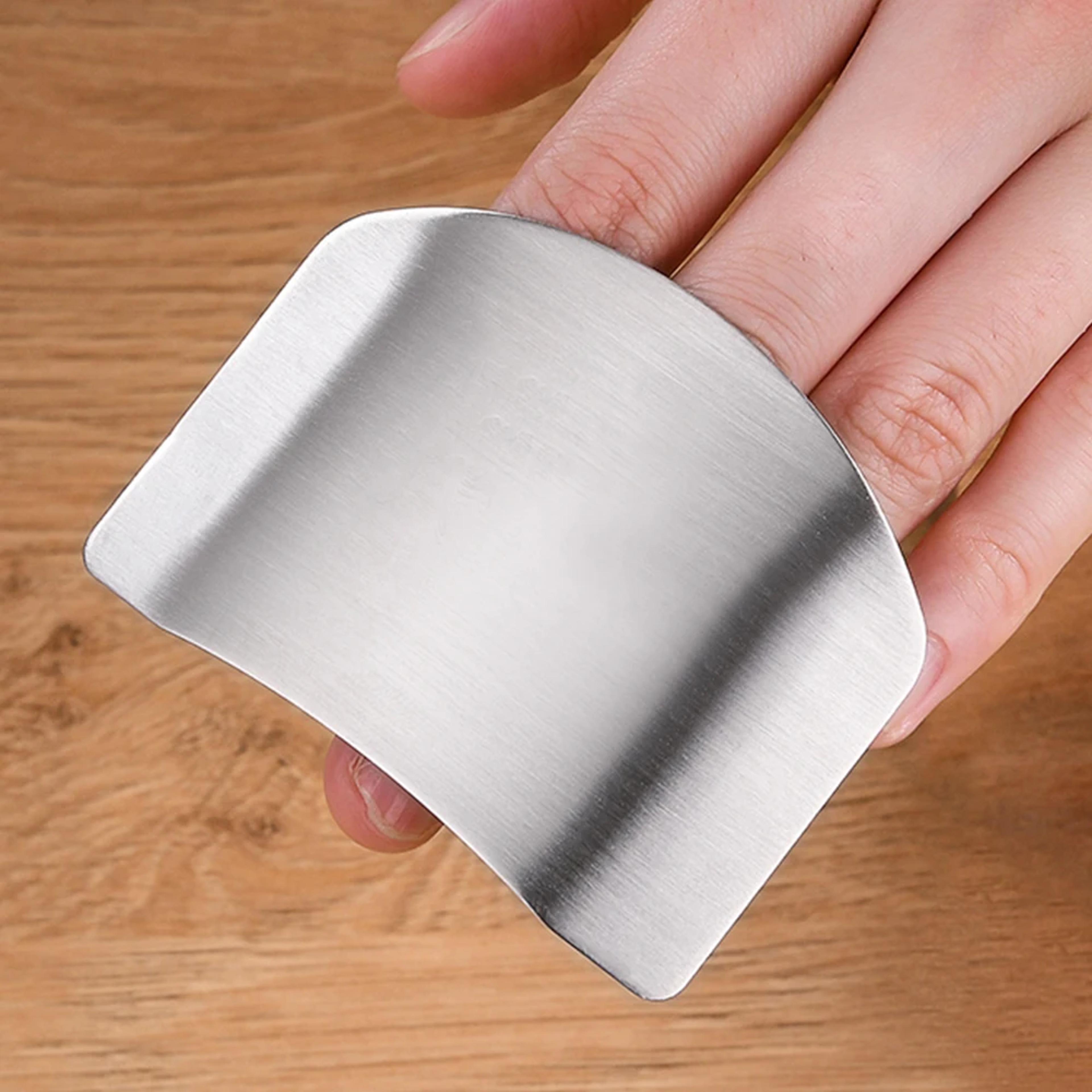 SafeSlice Stainless Steel Finger Guard For Cutting And Vegetable Chopping 1