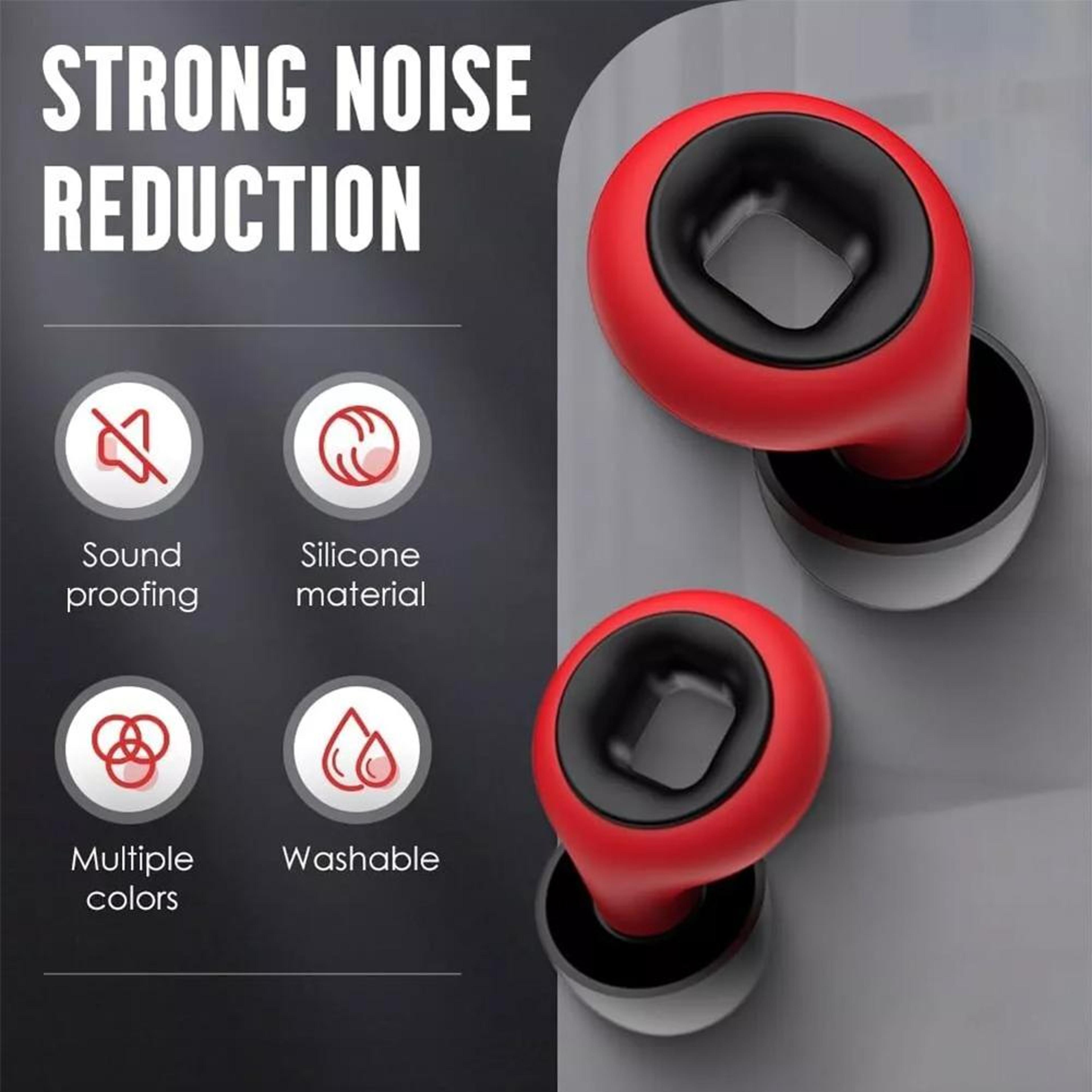 Motorcycle Earplugs With Memory Foam Tips For Wind Noise Reduction And Sleep 4