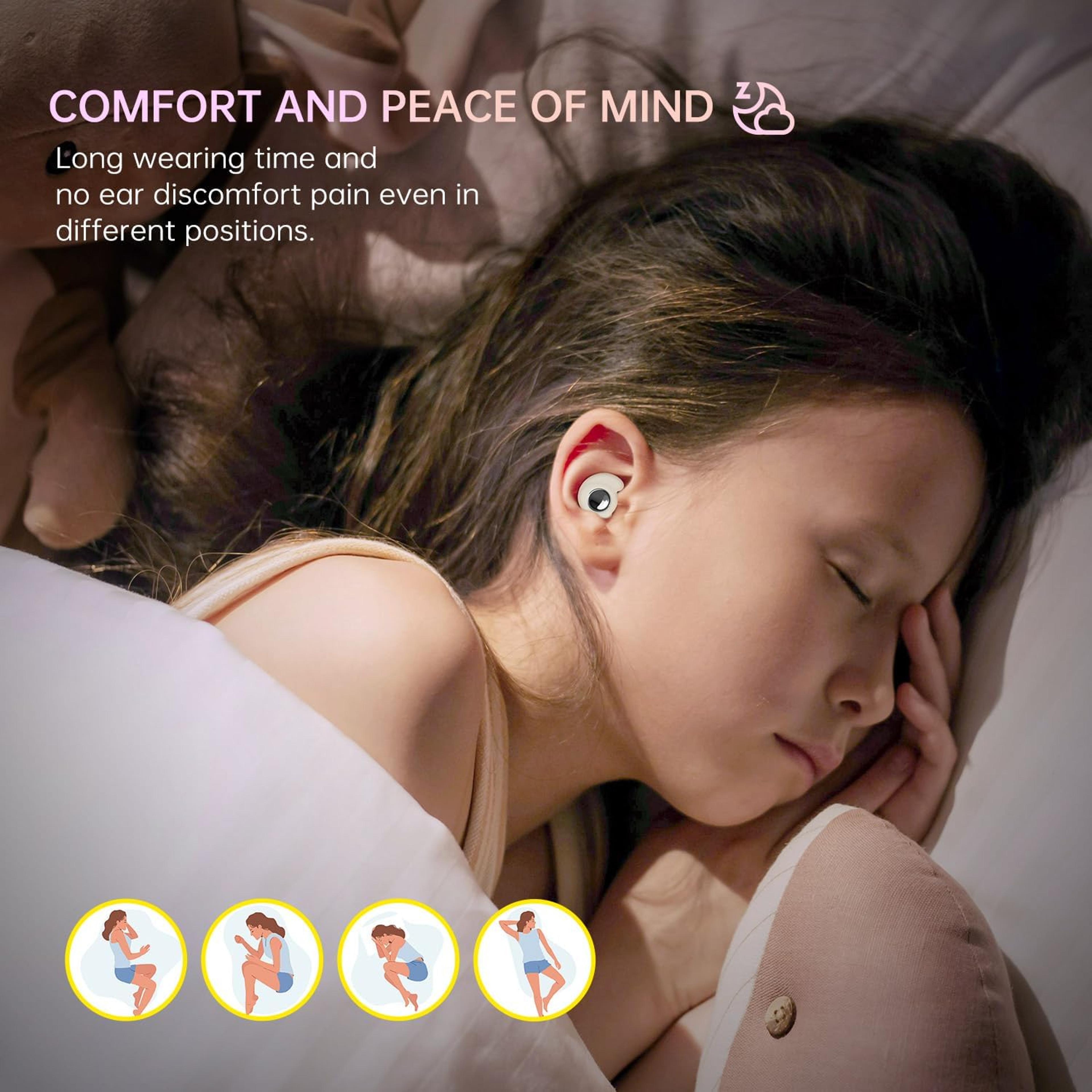 Eayburst Silicone Ear Plugs For Sleeping Reusable Noise Reducing Earplugs 5
