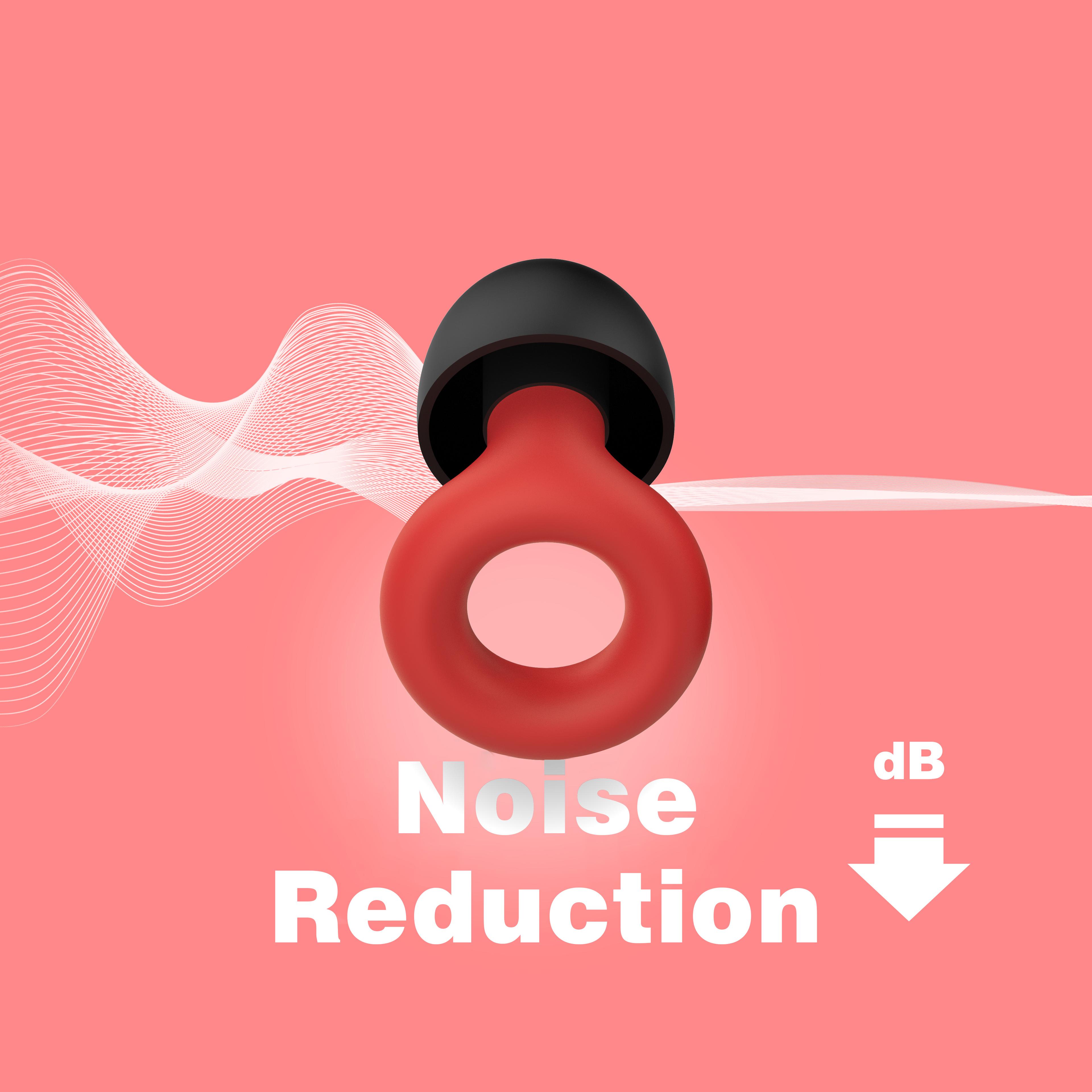 Reusable Ear Plugs For Sleeping Soft Silicone Noise Reduction Earplugs 2