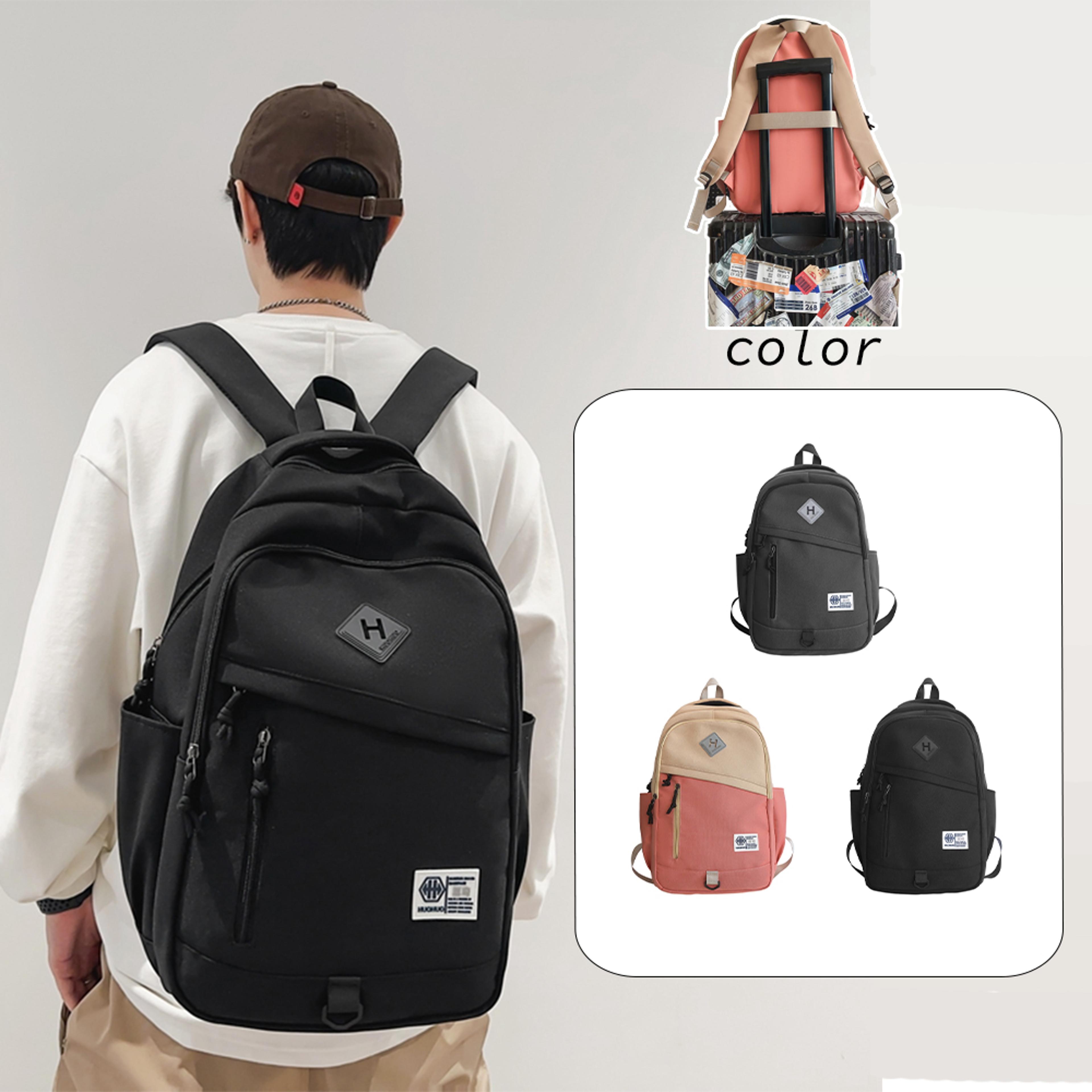Nylon Backpack Multi Pocket Water Resistant Everyday Daypack 1