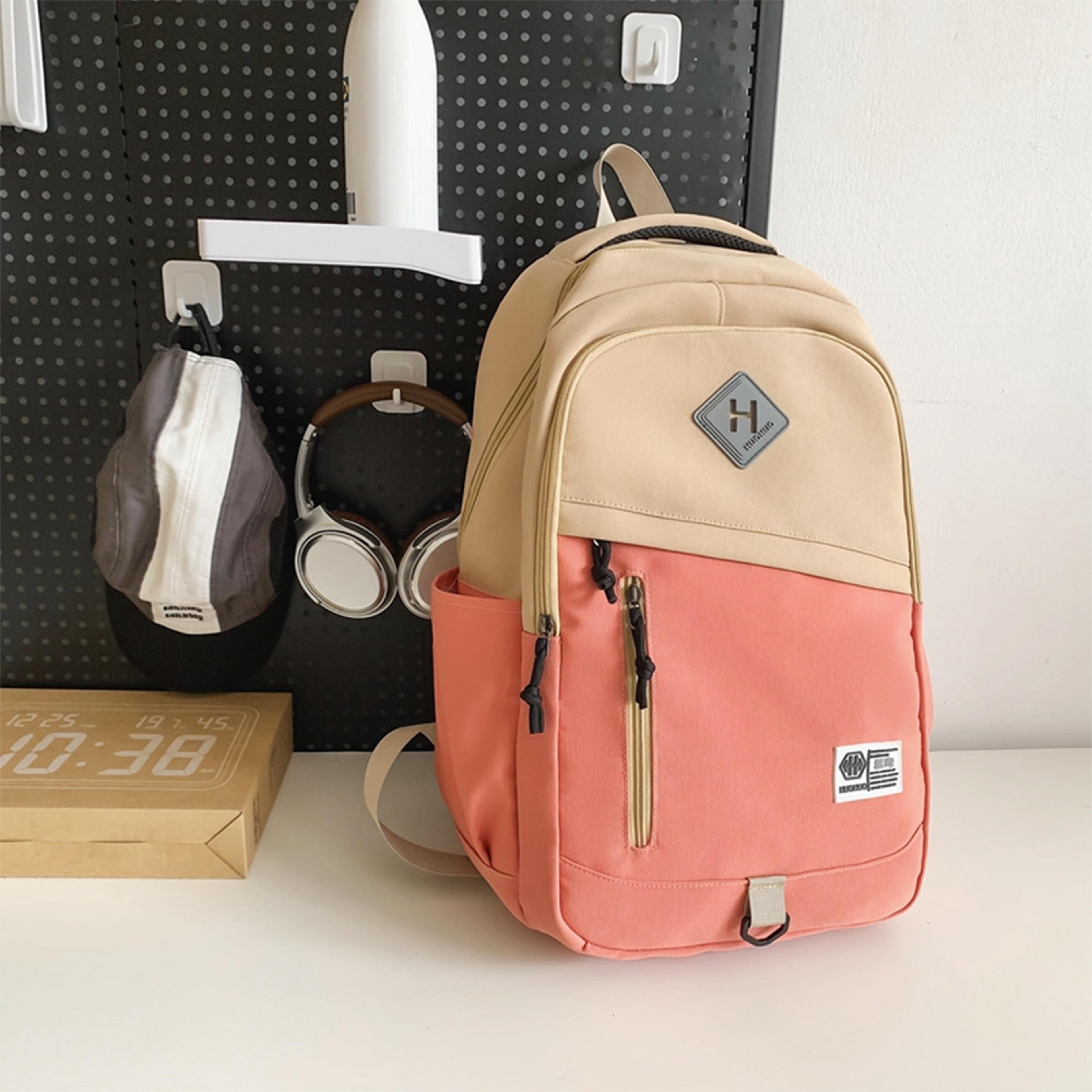 Nylon Backpack Multi Pocket Water Resistant Everyday Daypack 7
