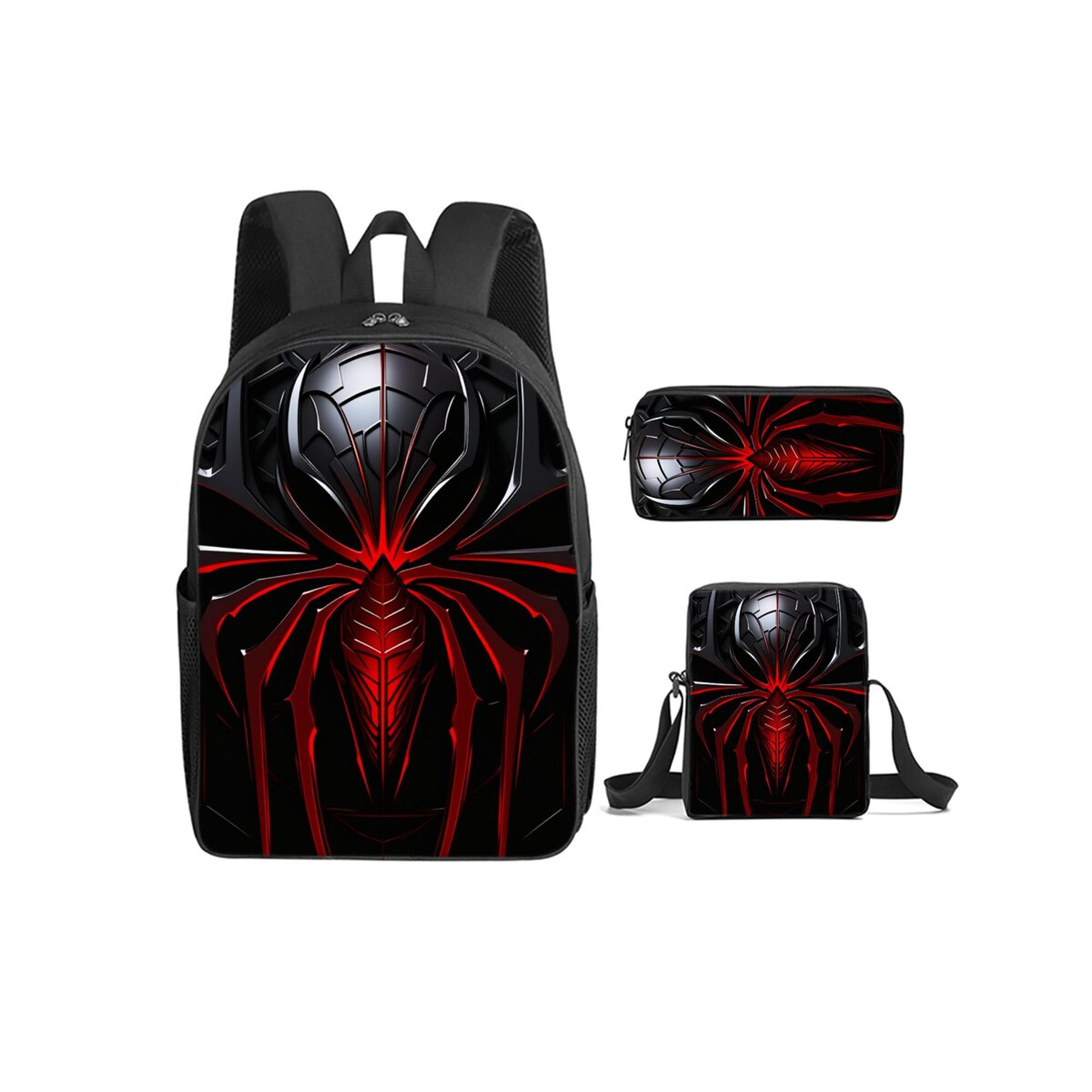 Mechanical Robot Kids Backpack Set With Messenger Bag And Pencil Case 10
